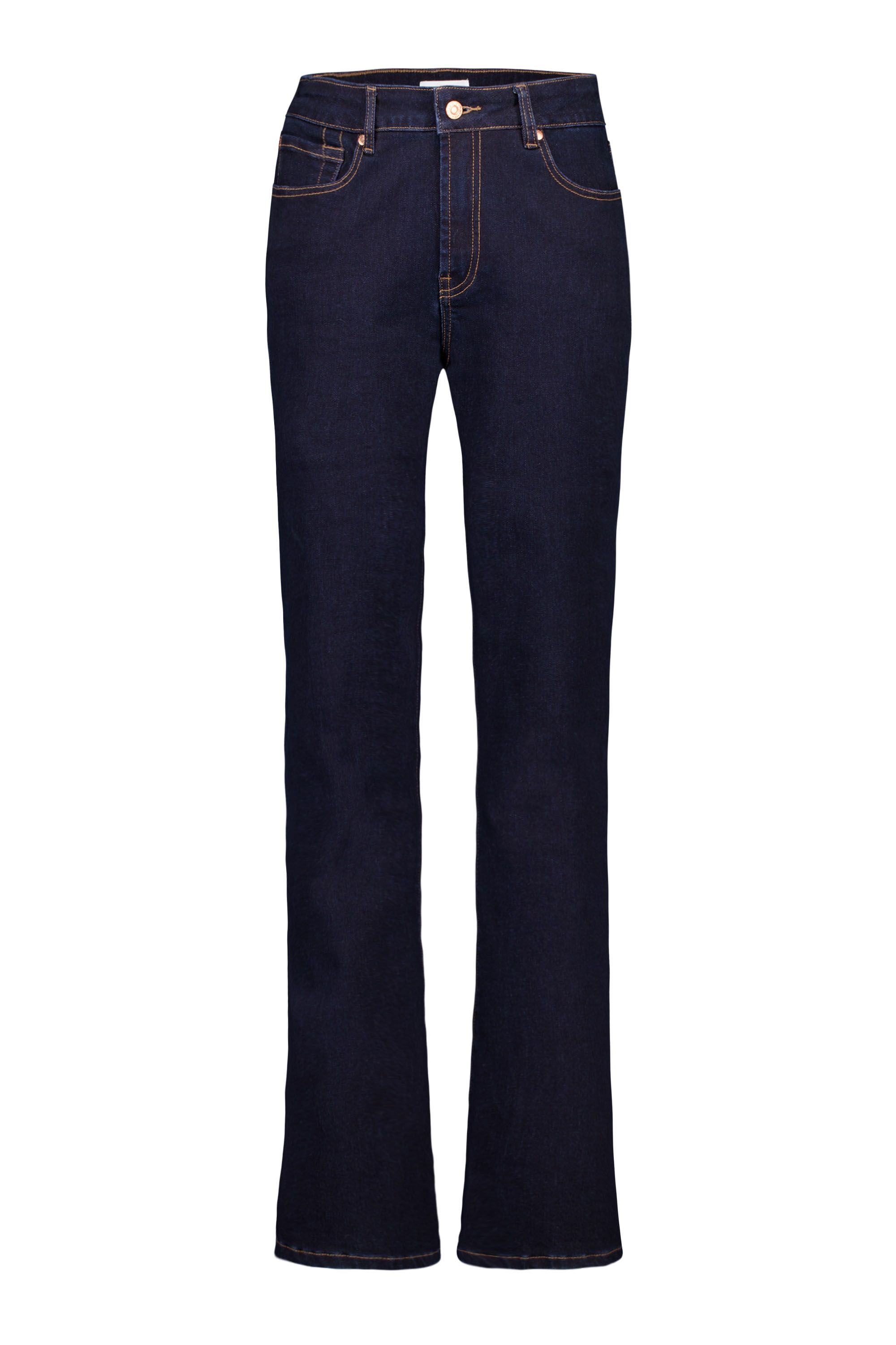 Norah Flora jeans | Flared | Diepblauw | L28 indigo denim 218635-484