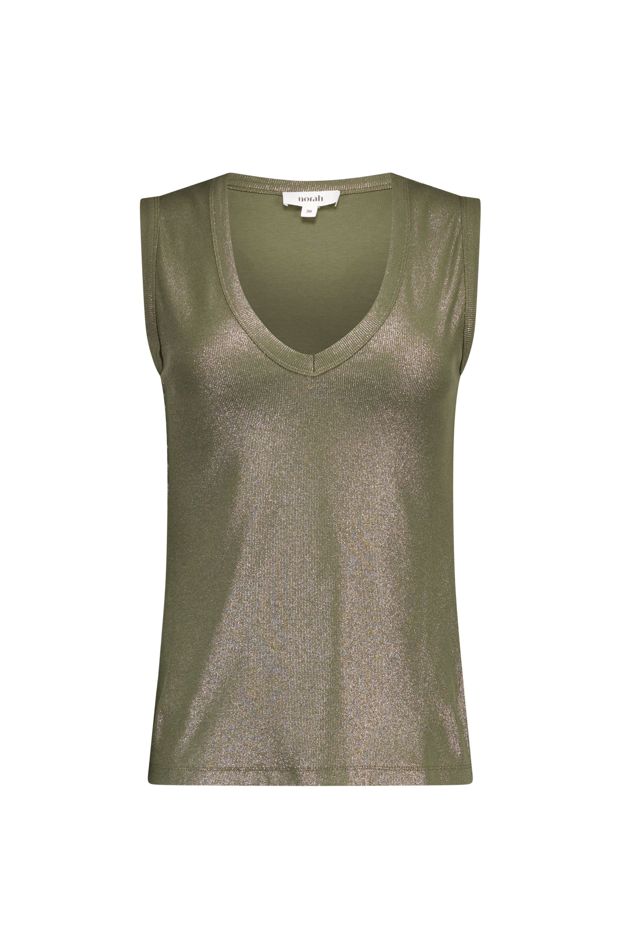 Norah Vivian top donkergroen dark olive 218655-598