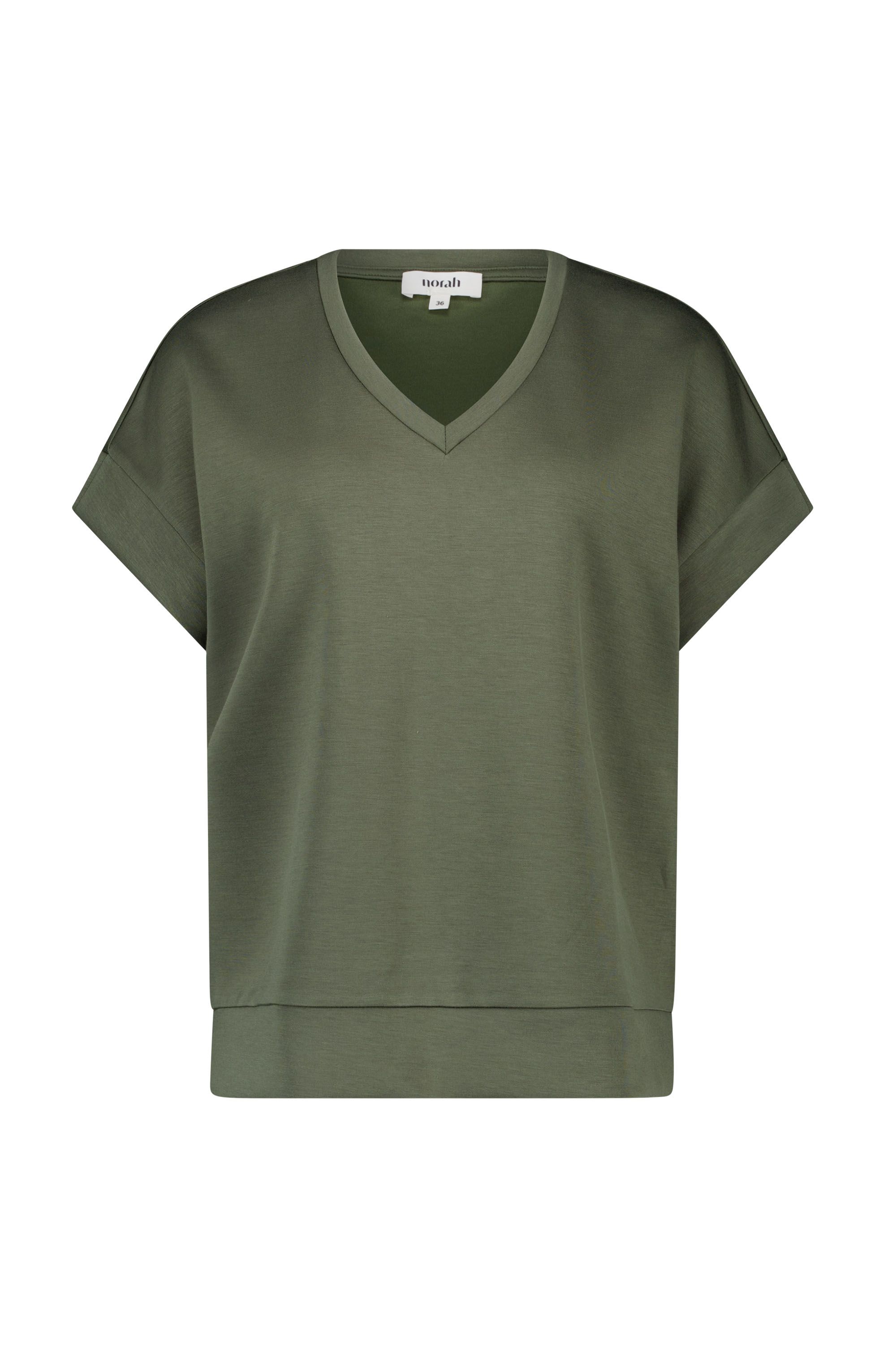 Norah Vive shirt donkergroen army green 218664-595