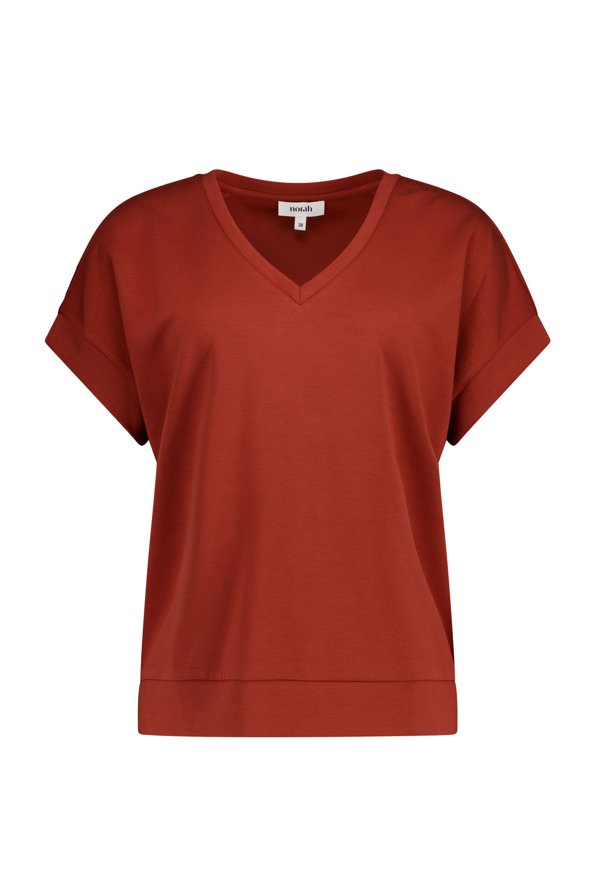 Norah Vive shirt roodbruin rust 218664-798