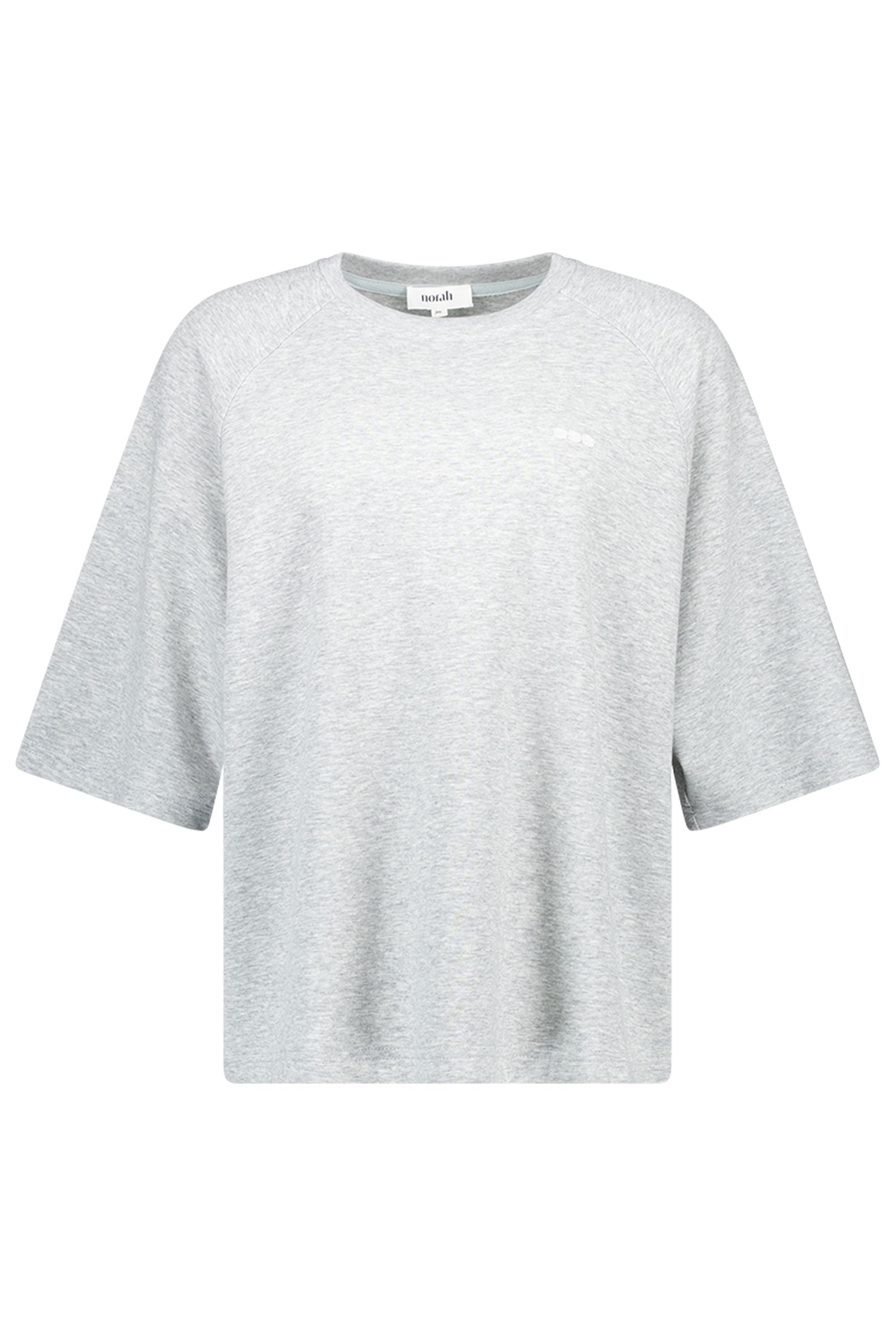 Norah Grijs shirt met pailletten light grey 218683-051-44