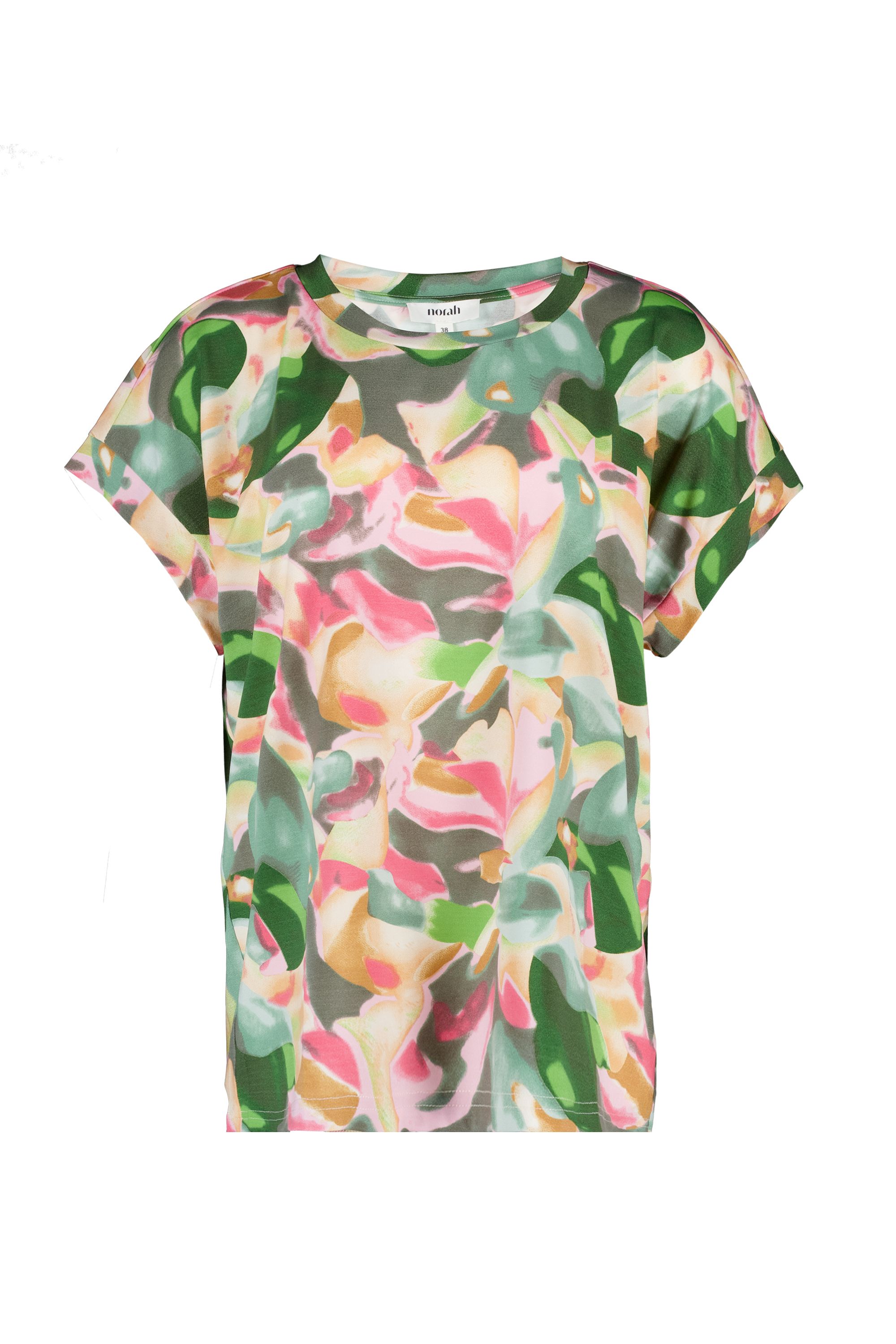 Norah Kleurrijk shirt met grafische print multicolor 218716-002-42