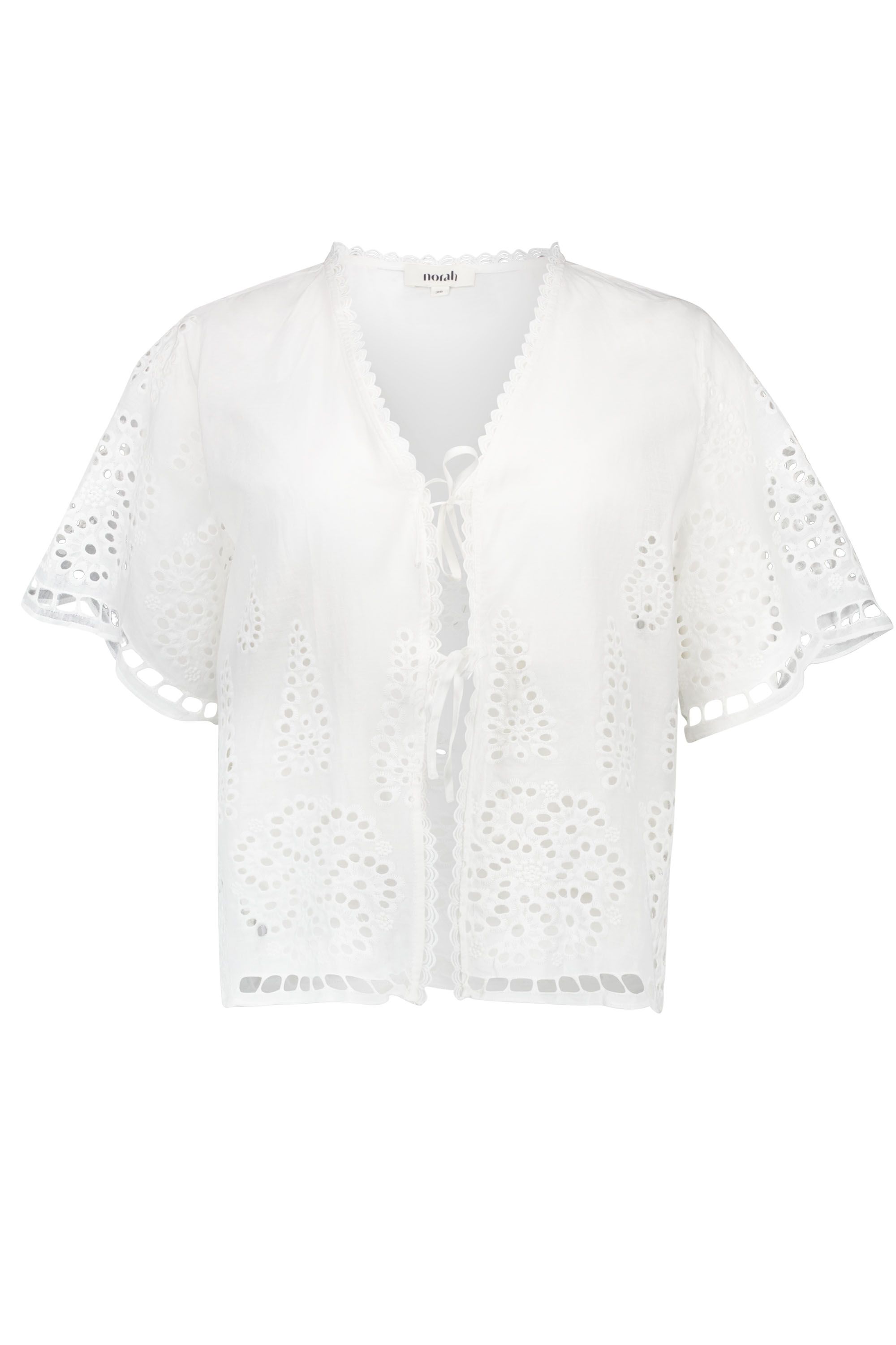 Norah Off-white broderie blouse off-white 218718-101-34