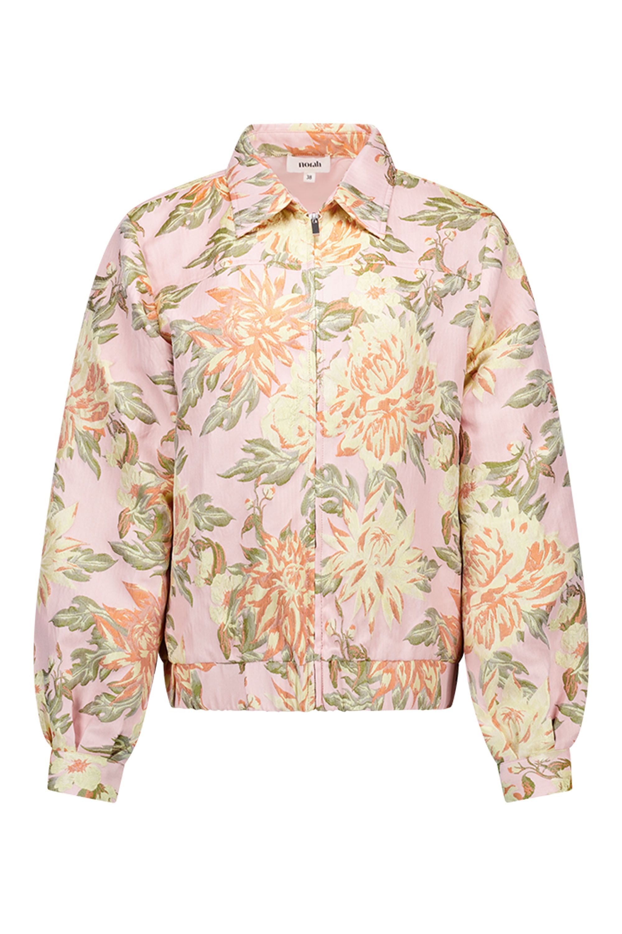 Norah Roze bomberjas met bloemen pink multicolor 218719-920-42