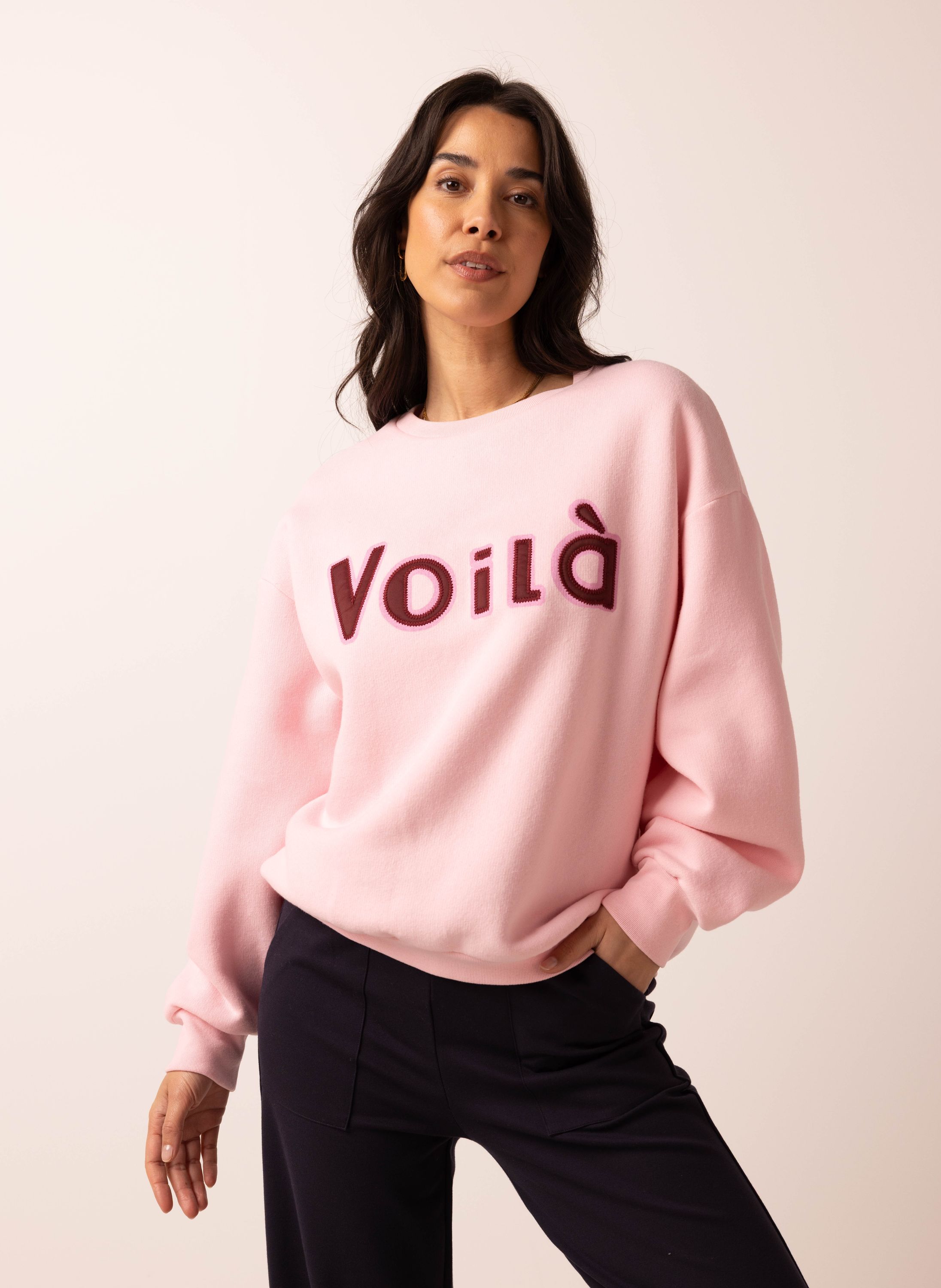 Norah Roze sweater voilà baby pink 218731-902-38