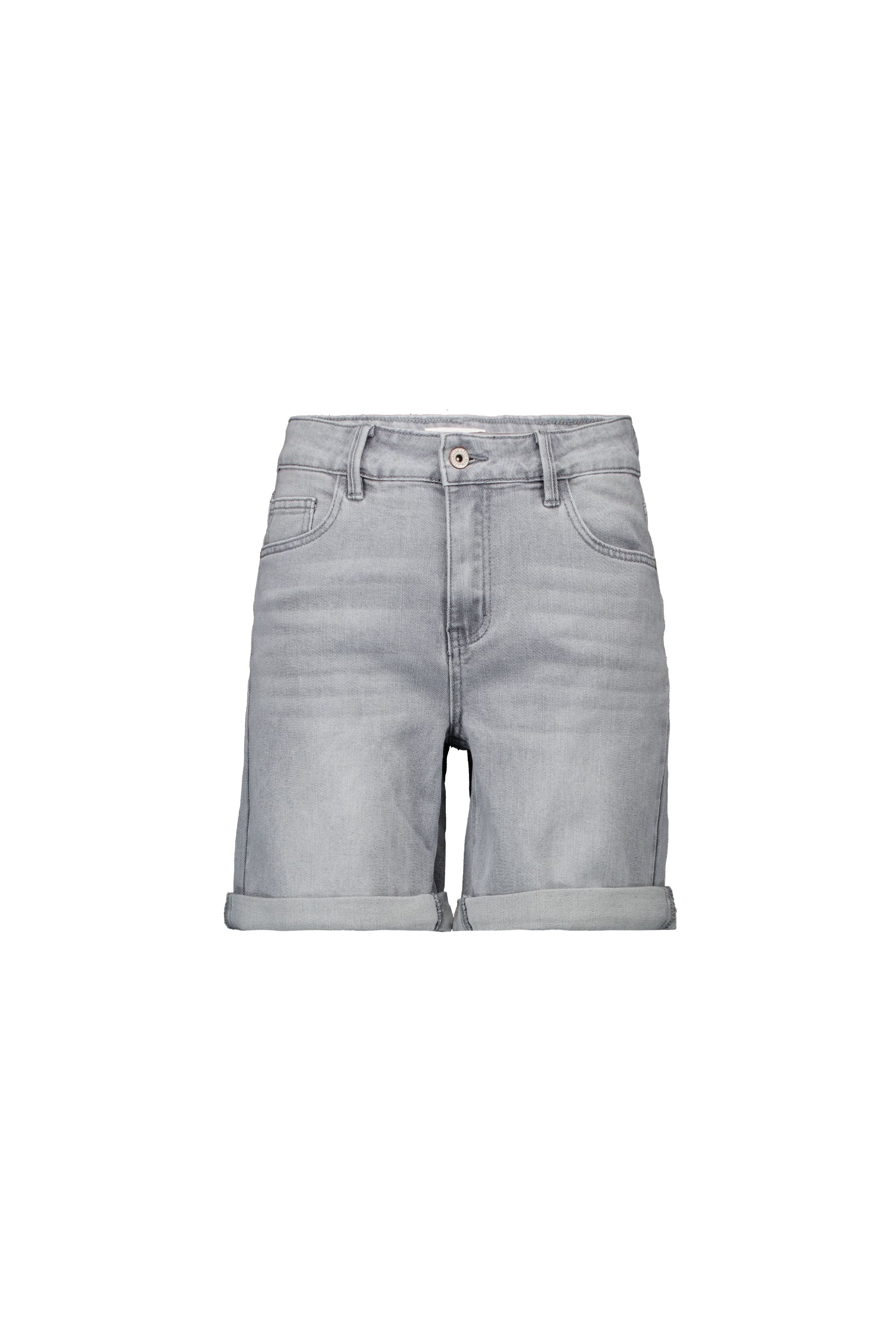 Norah Korte spijkerbroek Bibi lichtgrijs light grey denim 218759-487-44