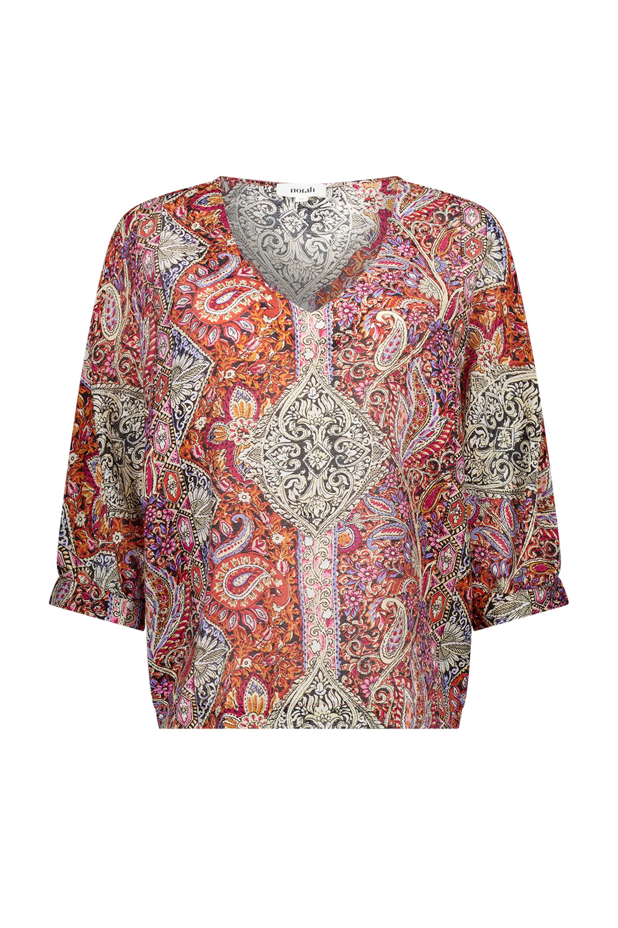 Norah Blouse met grafische print multicolor 218806-002-46
