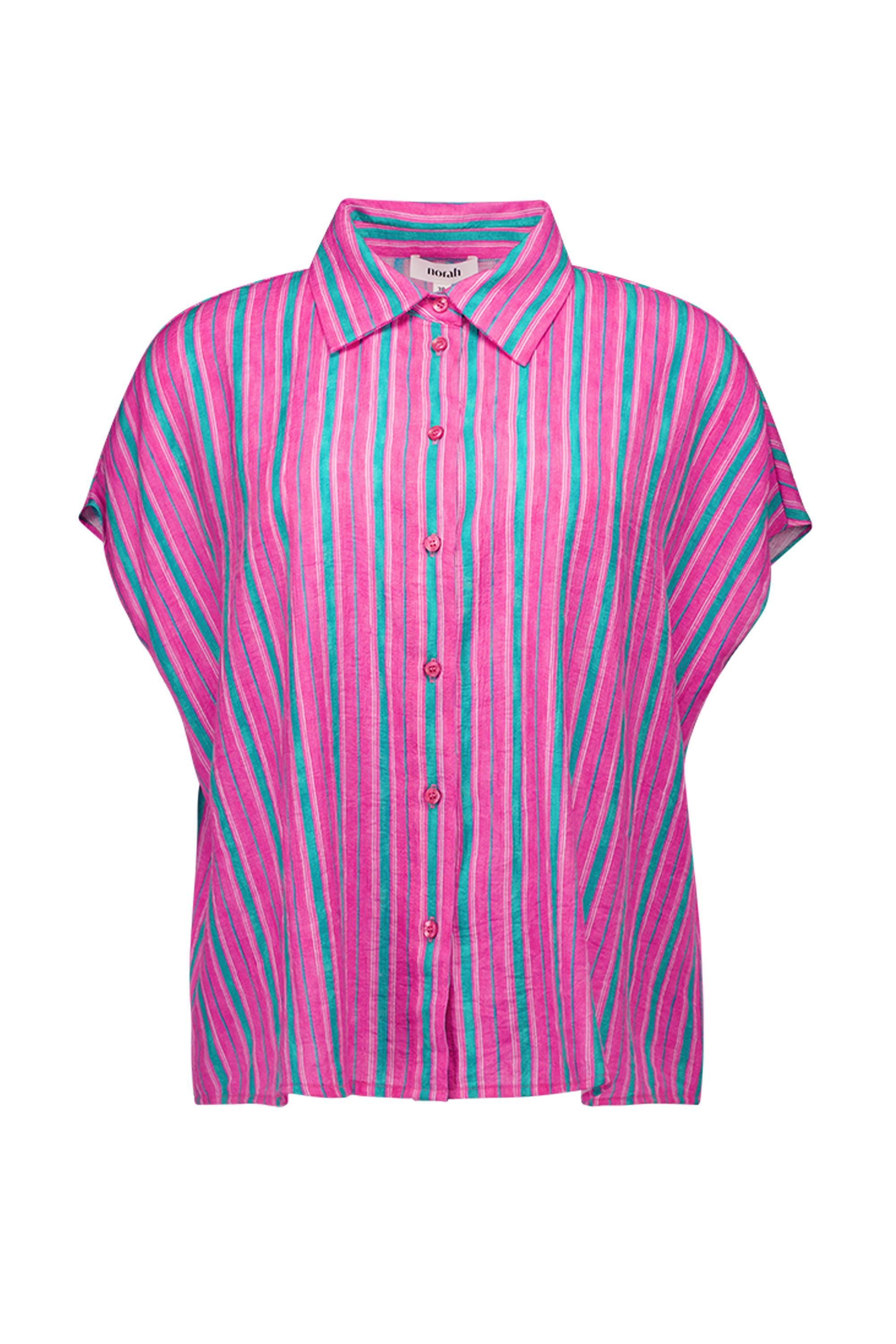 Norah Groen/roze gestreepte blouse pink multicolor 218828-920-36