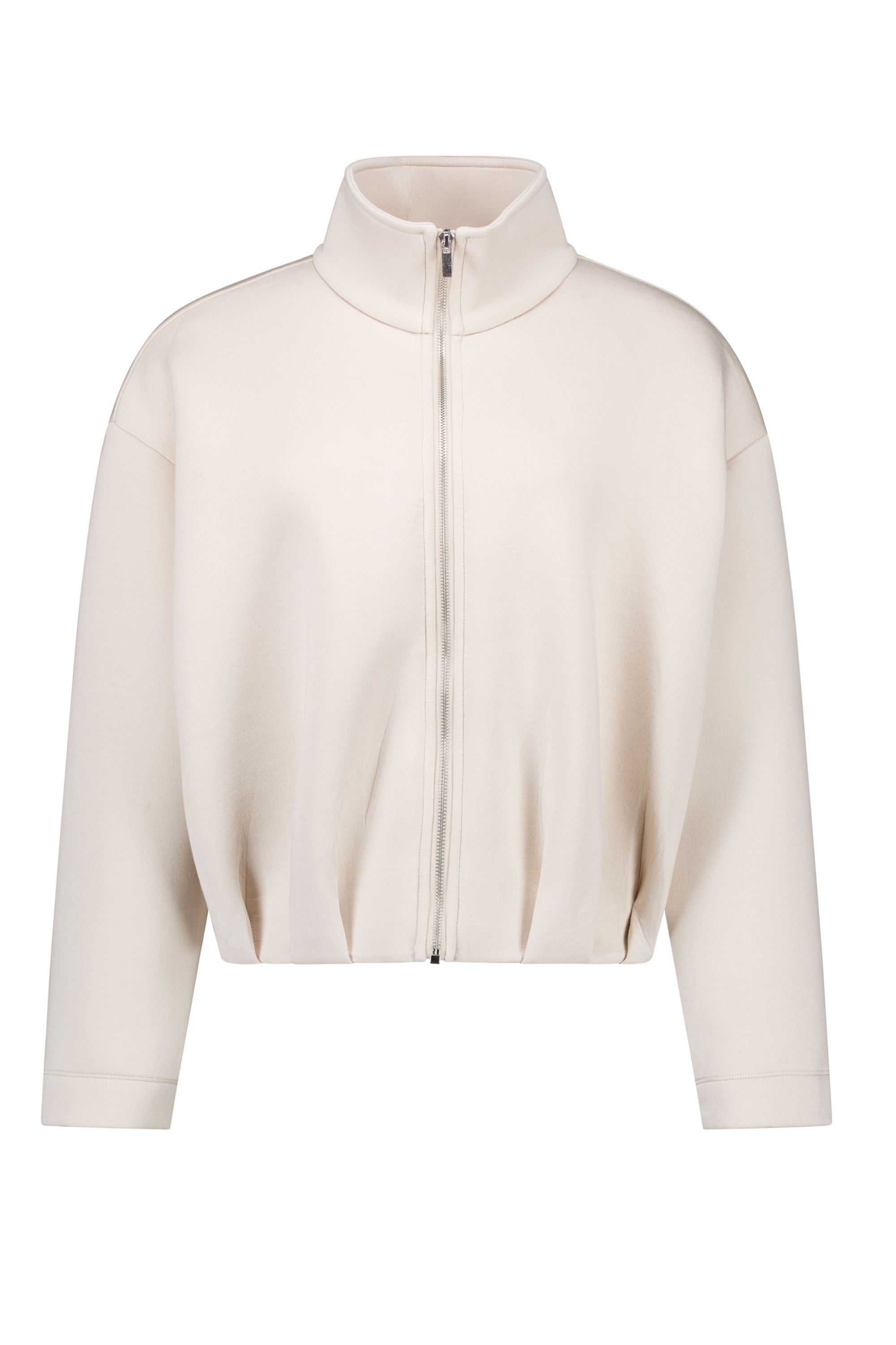 Norah Licht zandkleurig vest met hoge kraag kit 218833-117