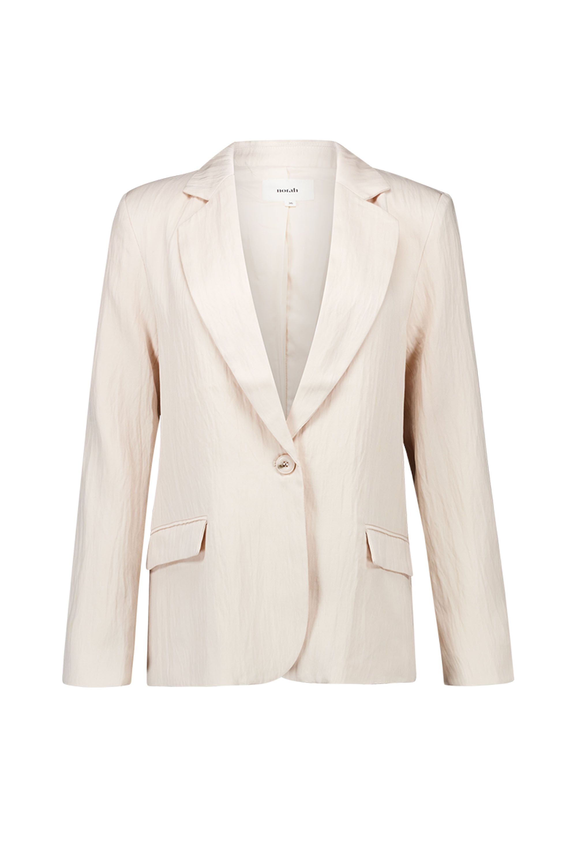 Norah Zandkleurige blazer met reverskraag light sand 218836-111