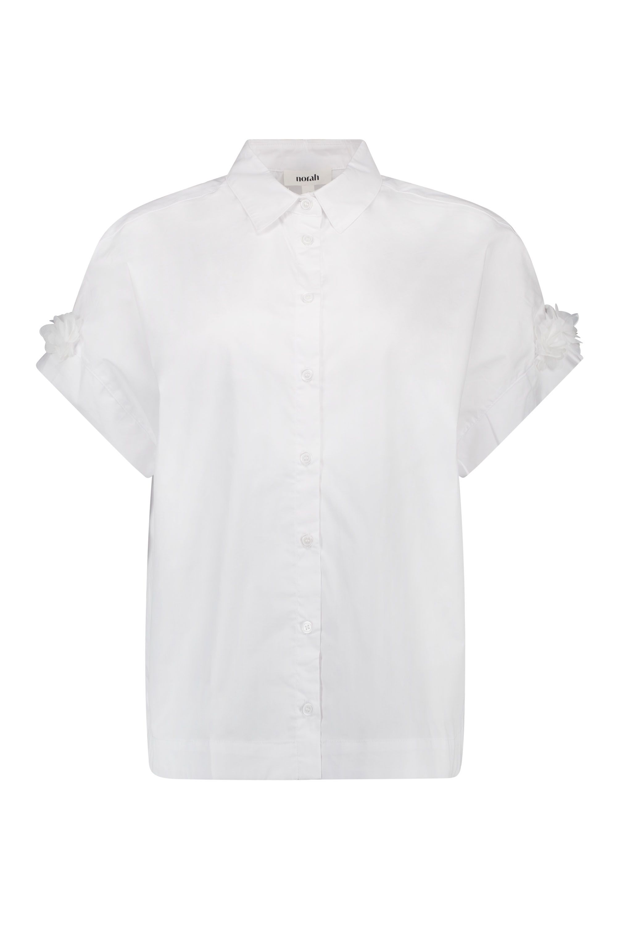 Norah Witte blouse met bloemdetails white 218837-100-34