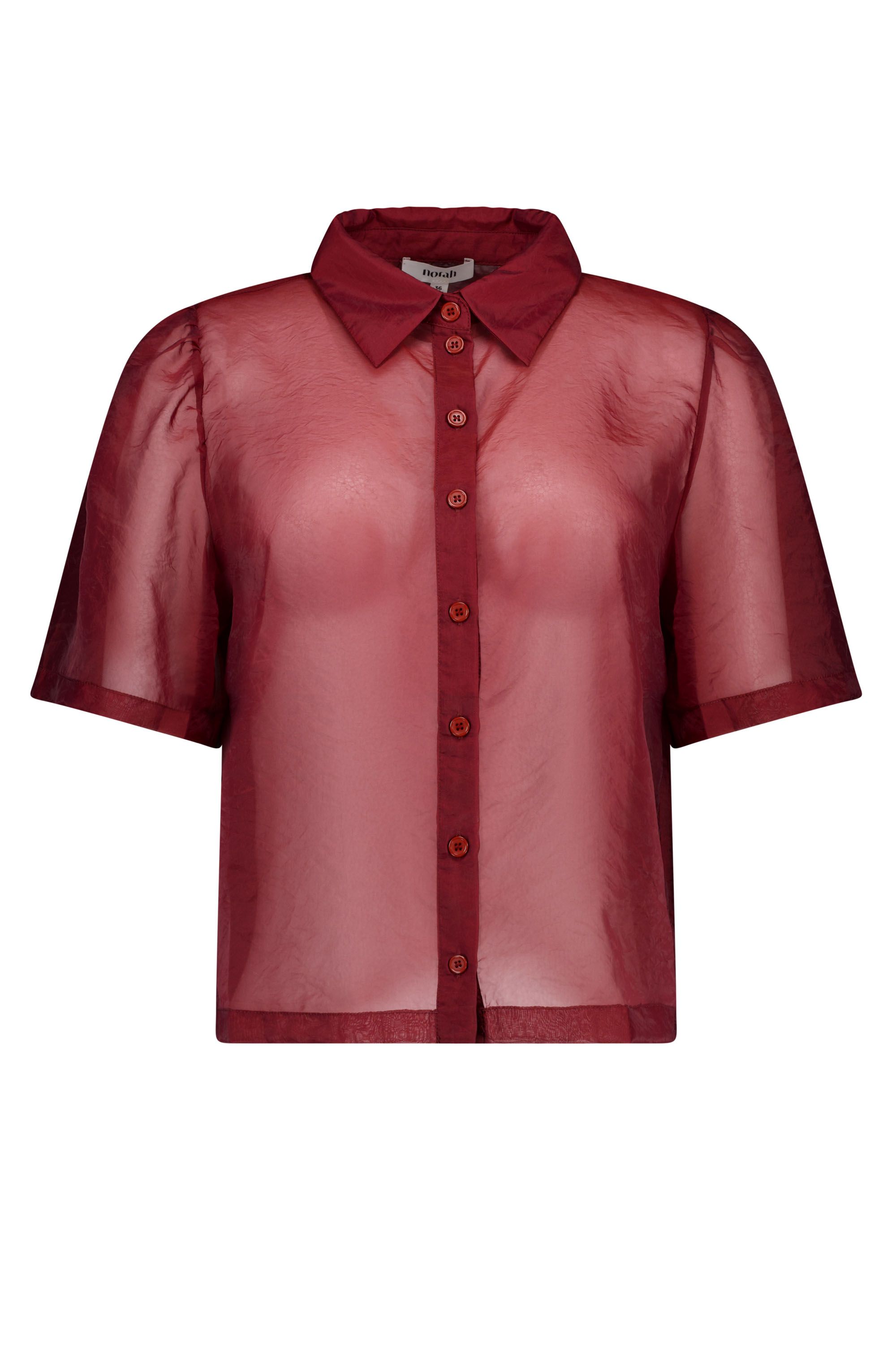 Norah Brique transparante blouse brique multicolor 218847-670