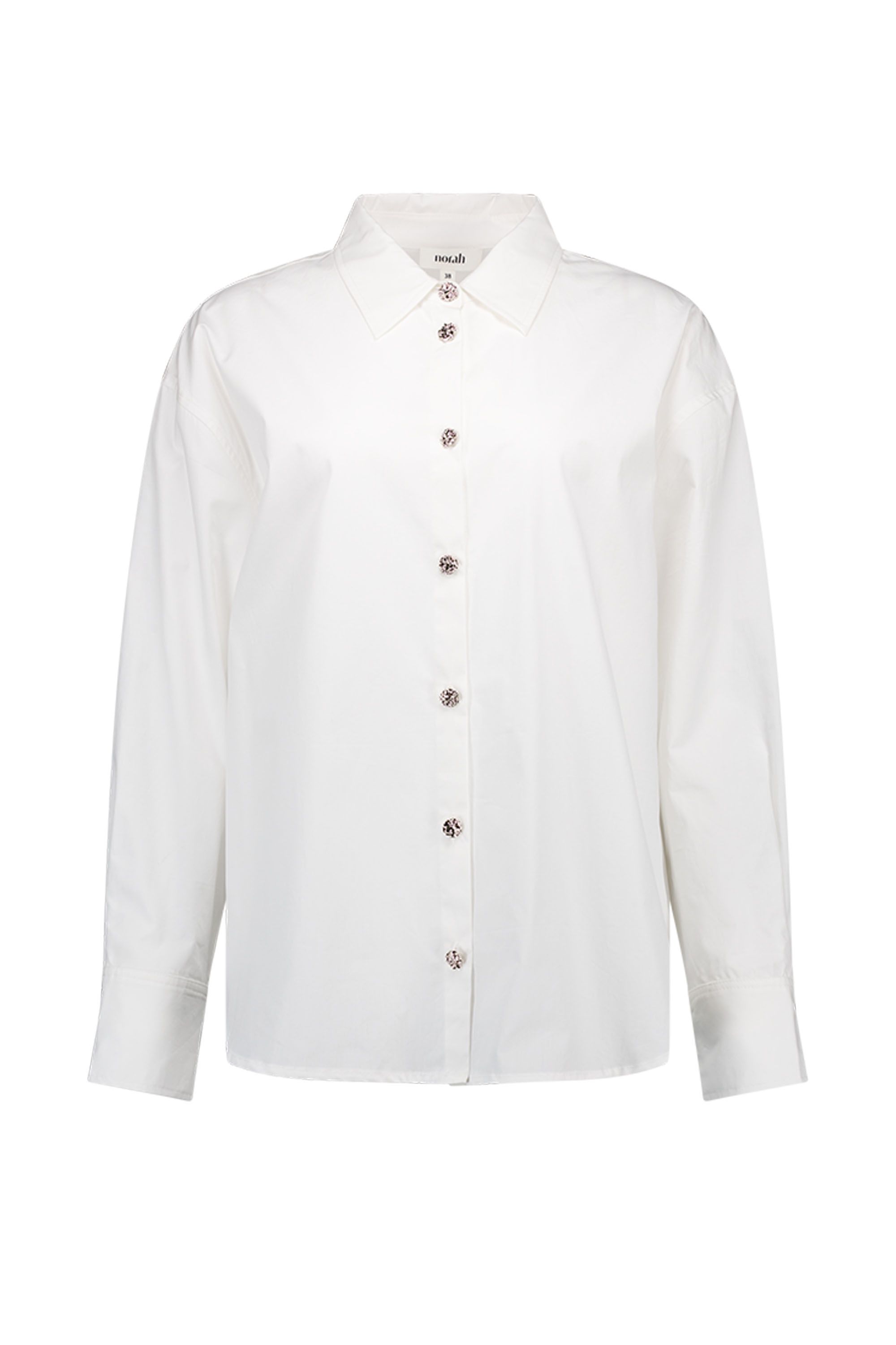 Norah Witte katoenen blouse white 218854-100-46