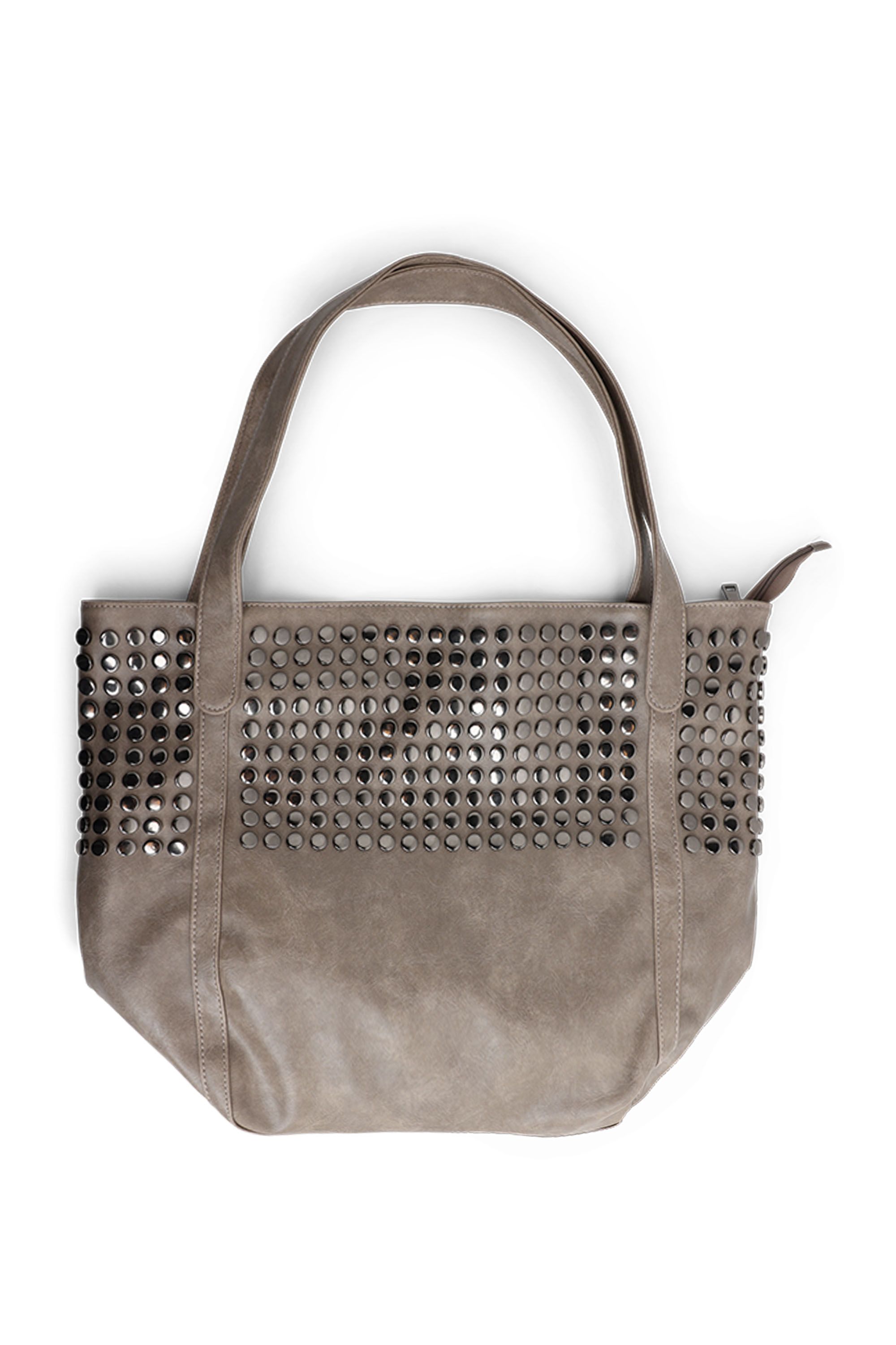 Norah Taupe shopper met studs taupe 218863-204-ONE