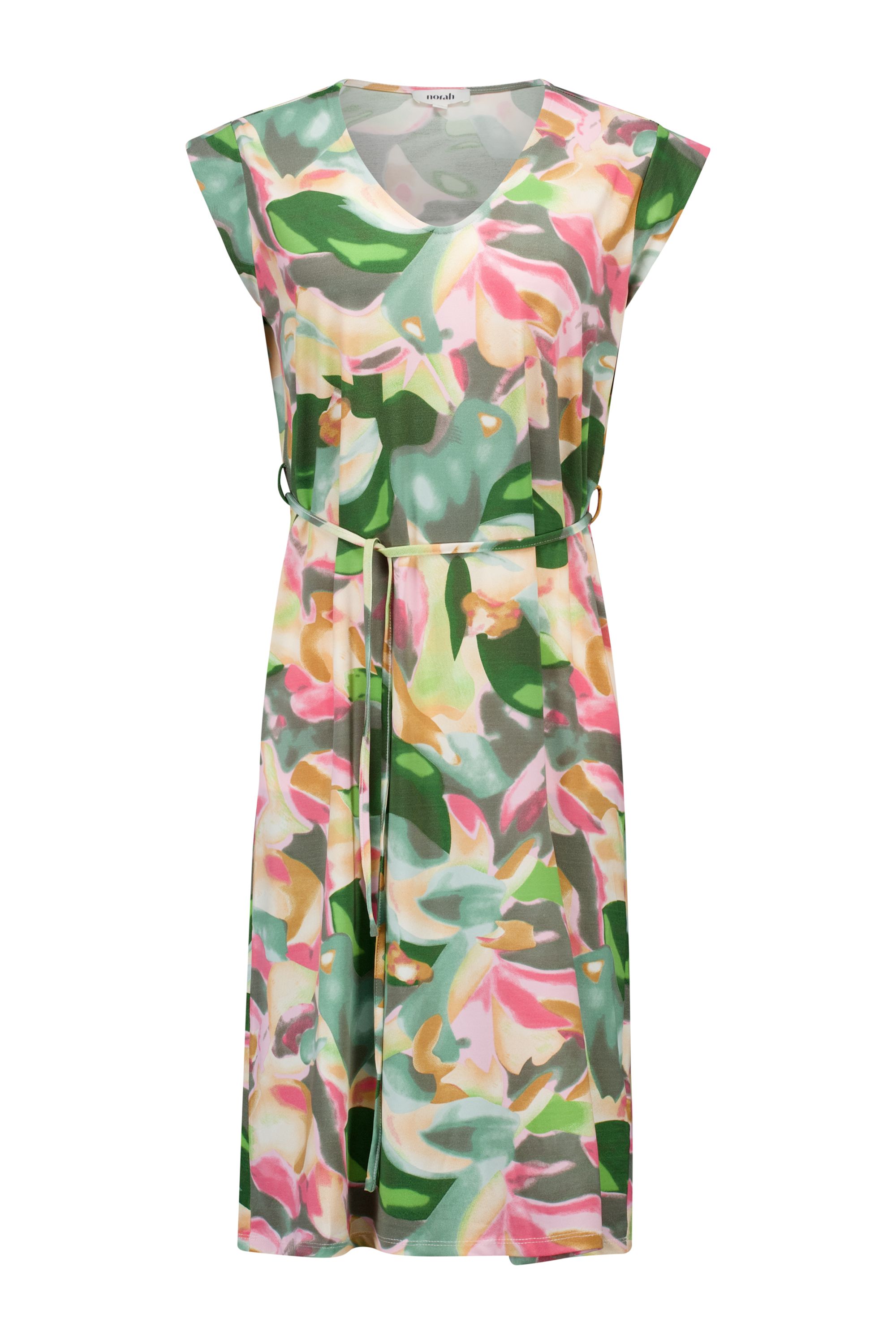 Norah Kleurrijke midi jurk multicolor 218902-002-48