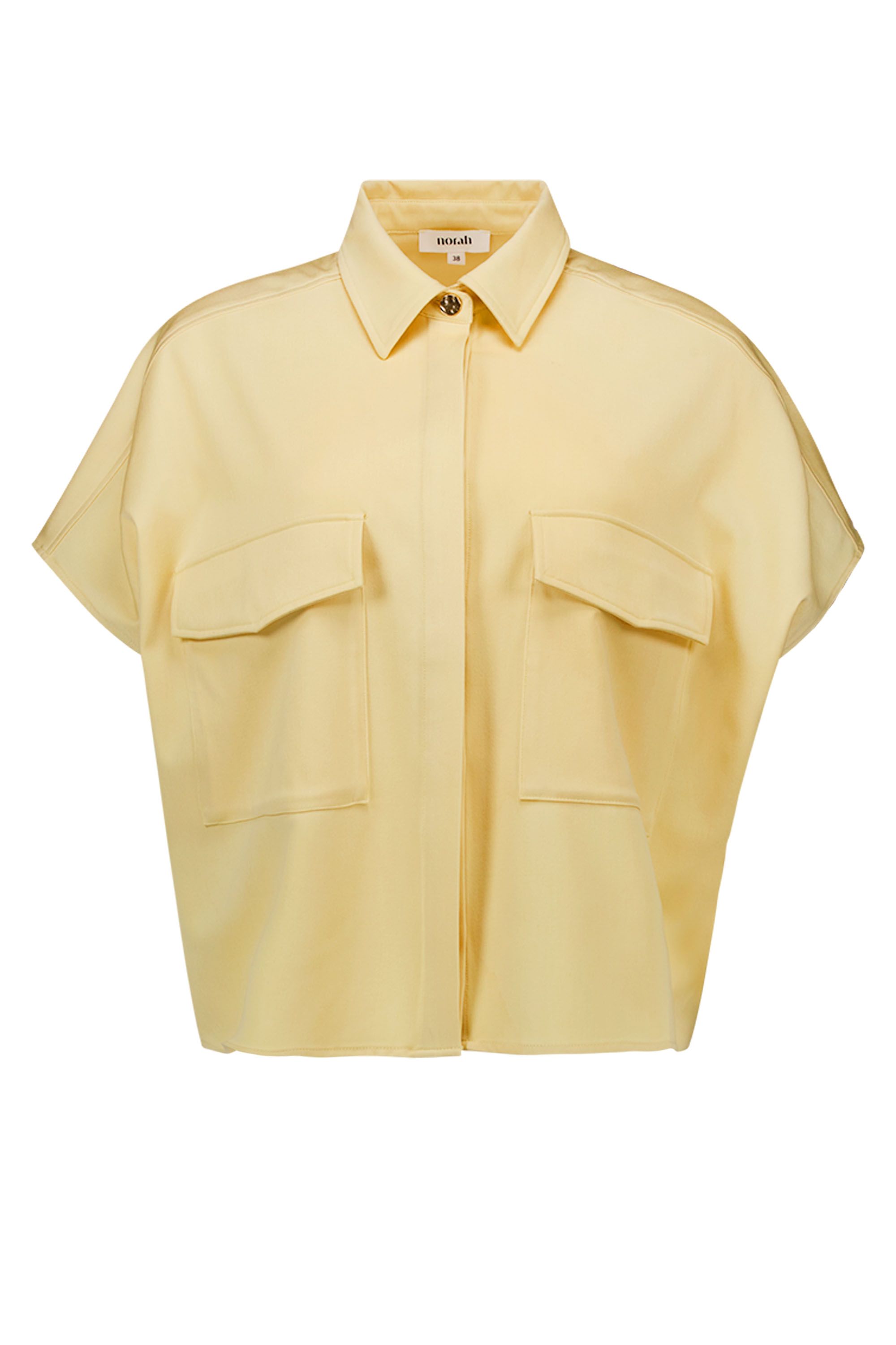 Norah Gele blouse met zakken yellow 218909-300-44