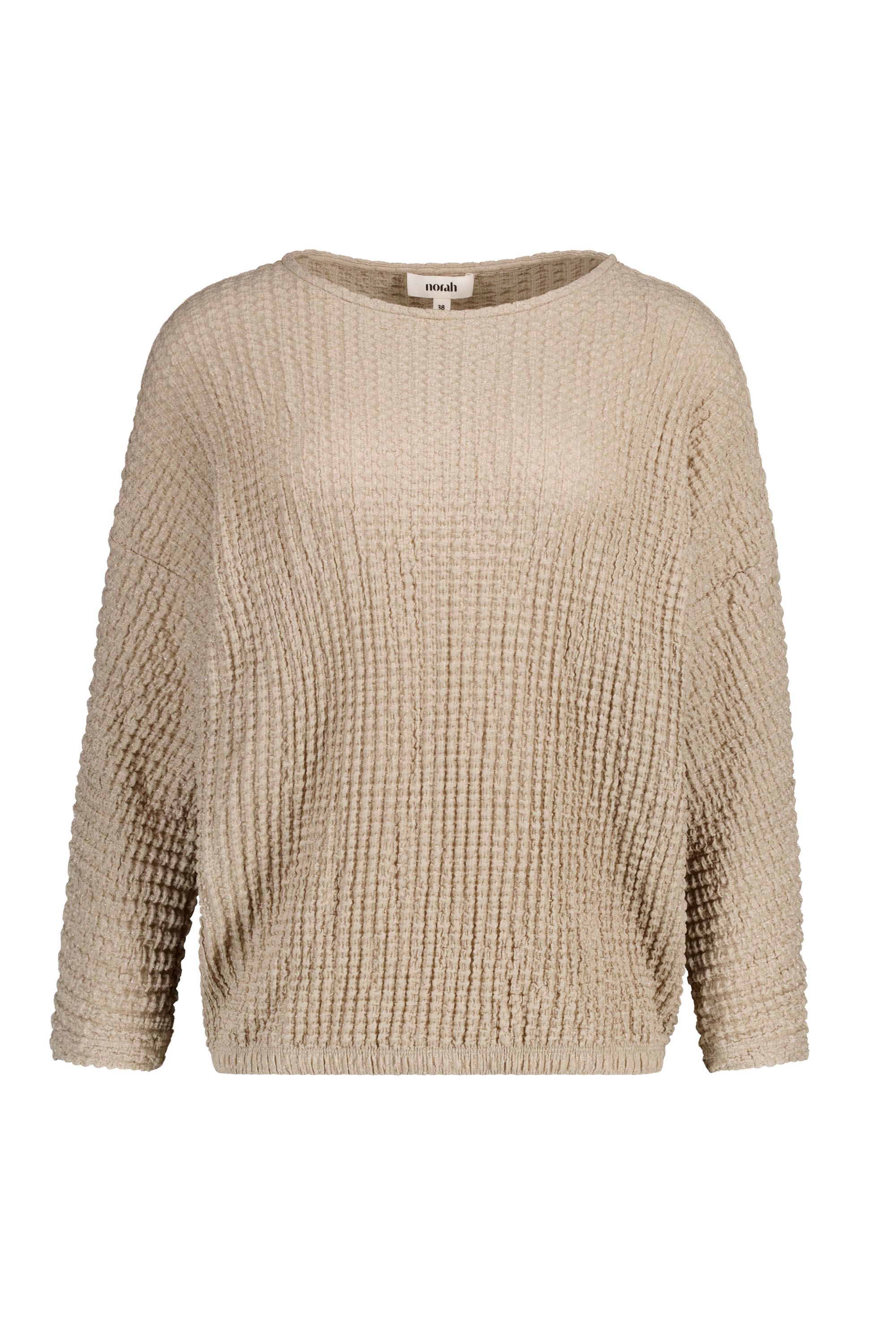 Norah Champagnekleurig shirt met structuur champagne 218926-103