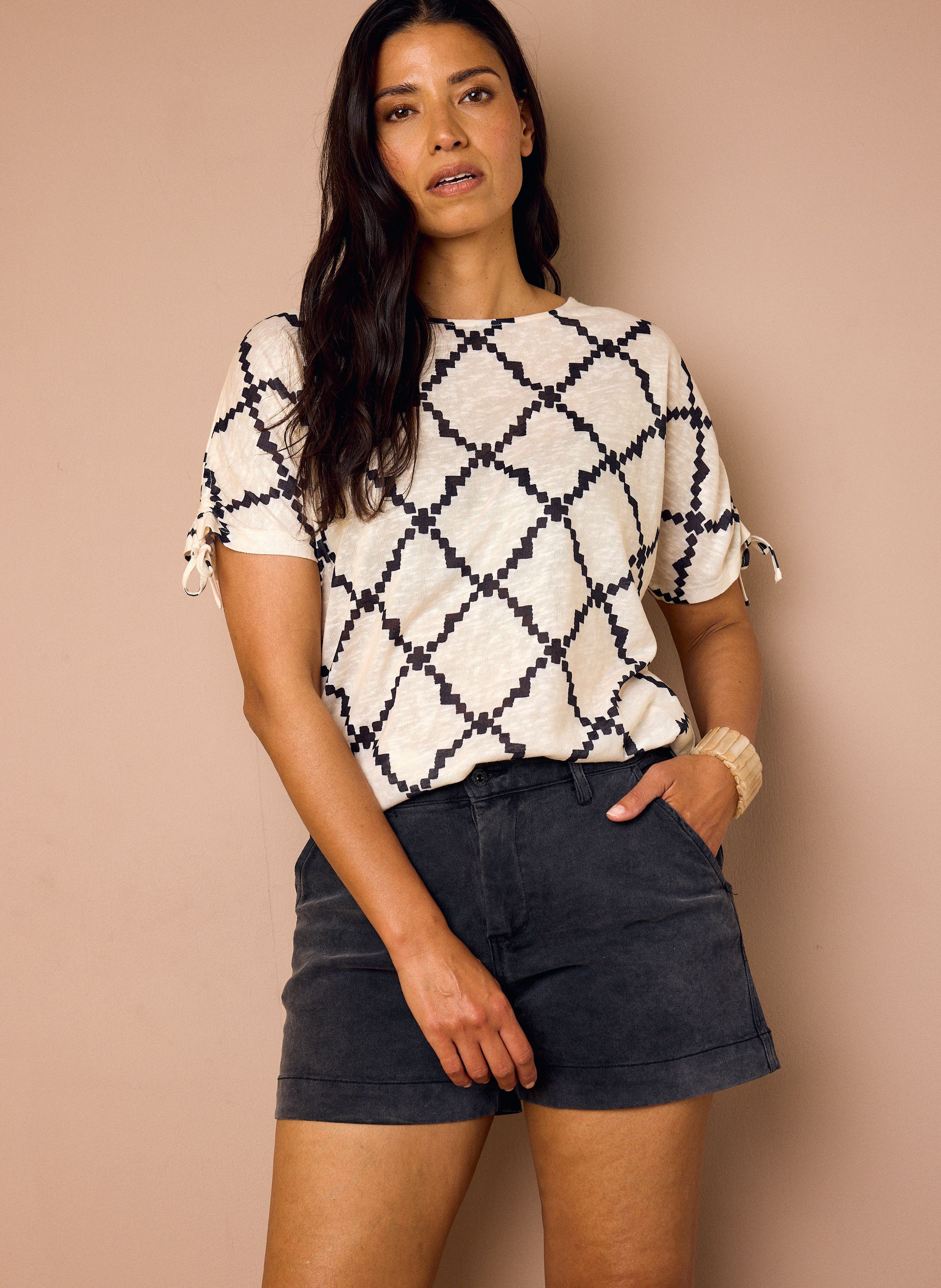 Norah Korte zwarte spijkerbroek black denim 218927-488-34
