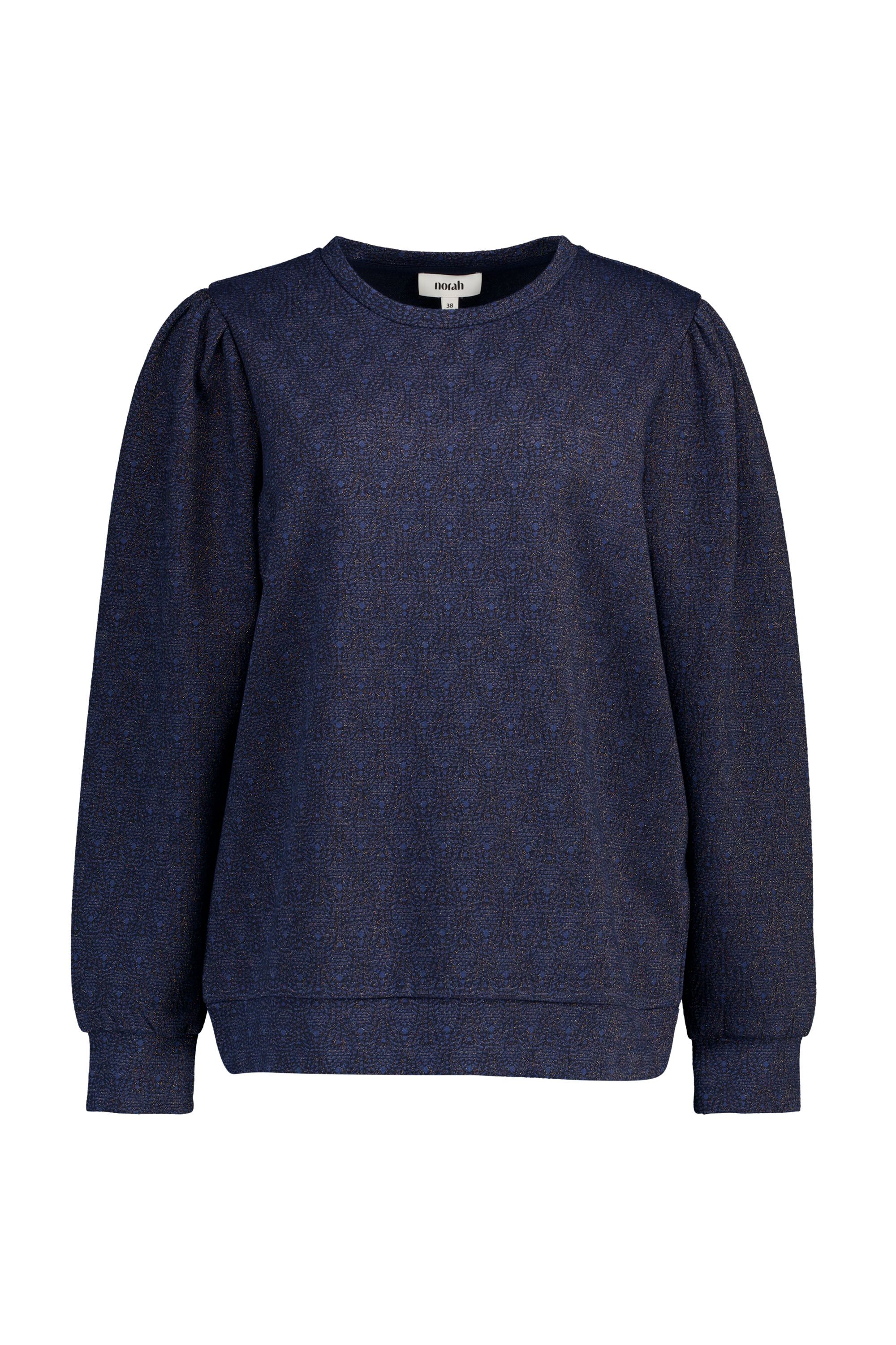 Norah Donkerblauwe sweater met glitter dark blue multicolor 218945-491