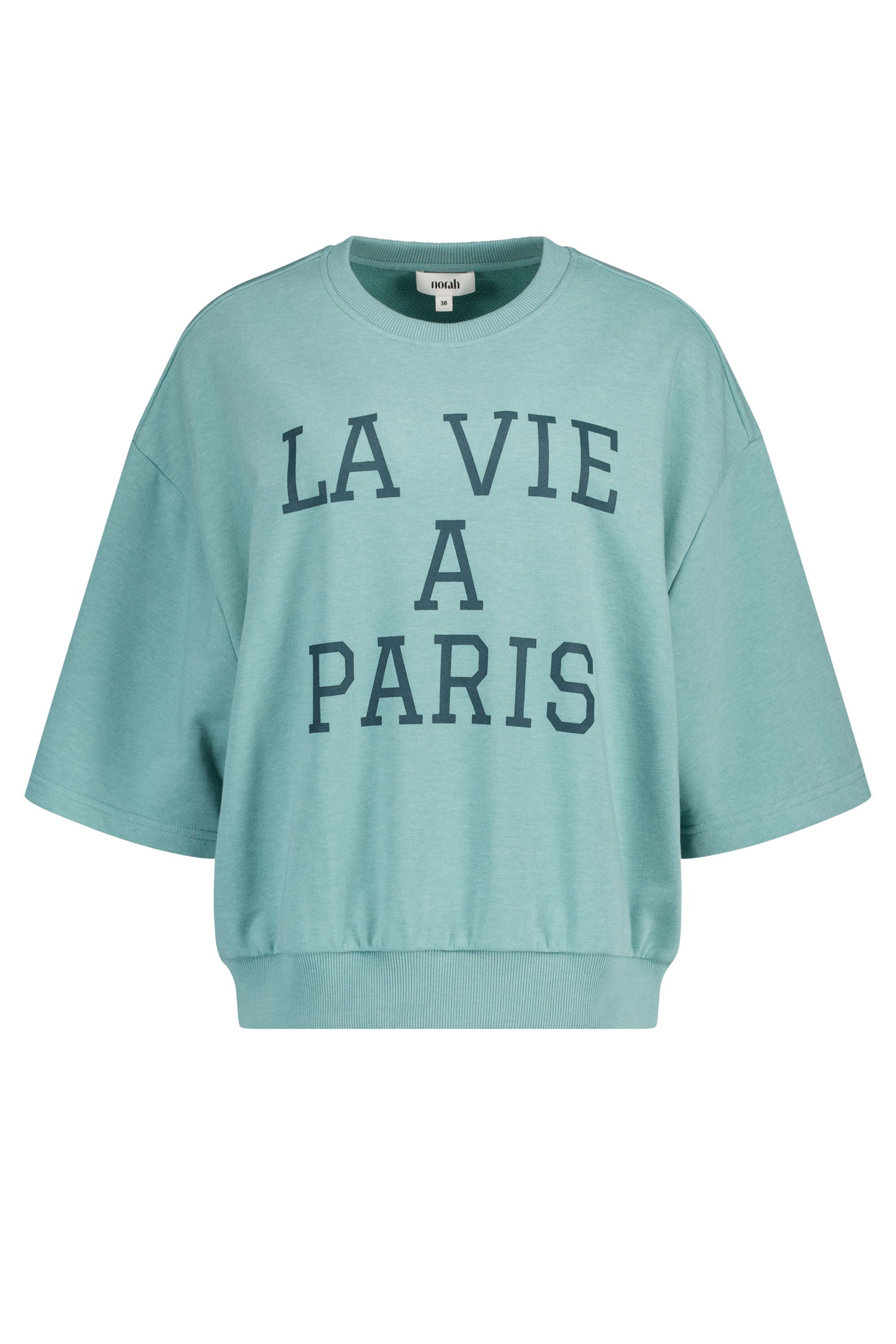 Norah Groene sweater "La vie à Paris"  218976-560