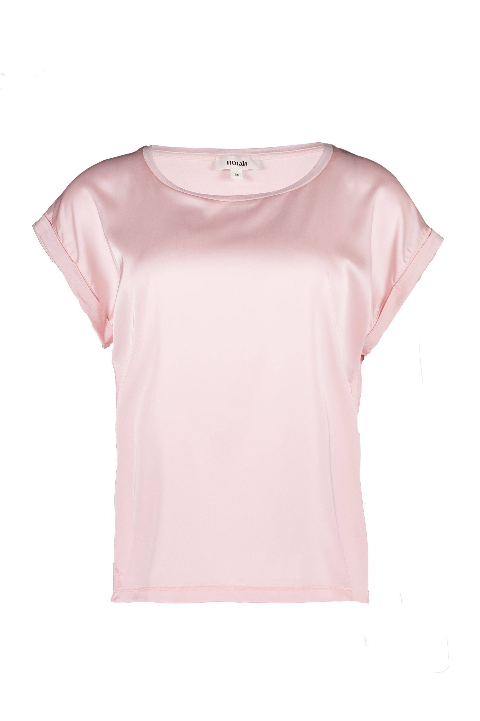 Norah Lichtroze shirt met glans baby pink 218978-902-34