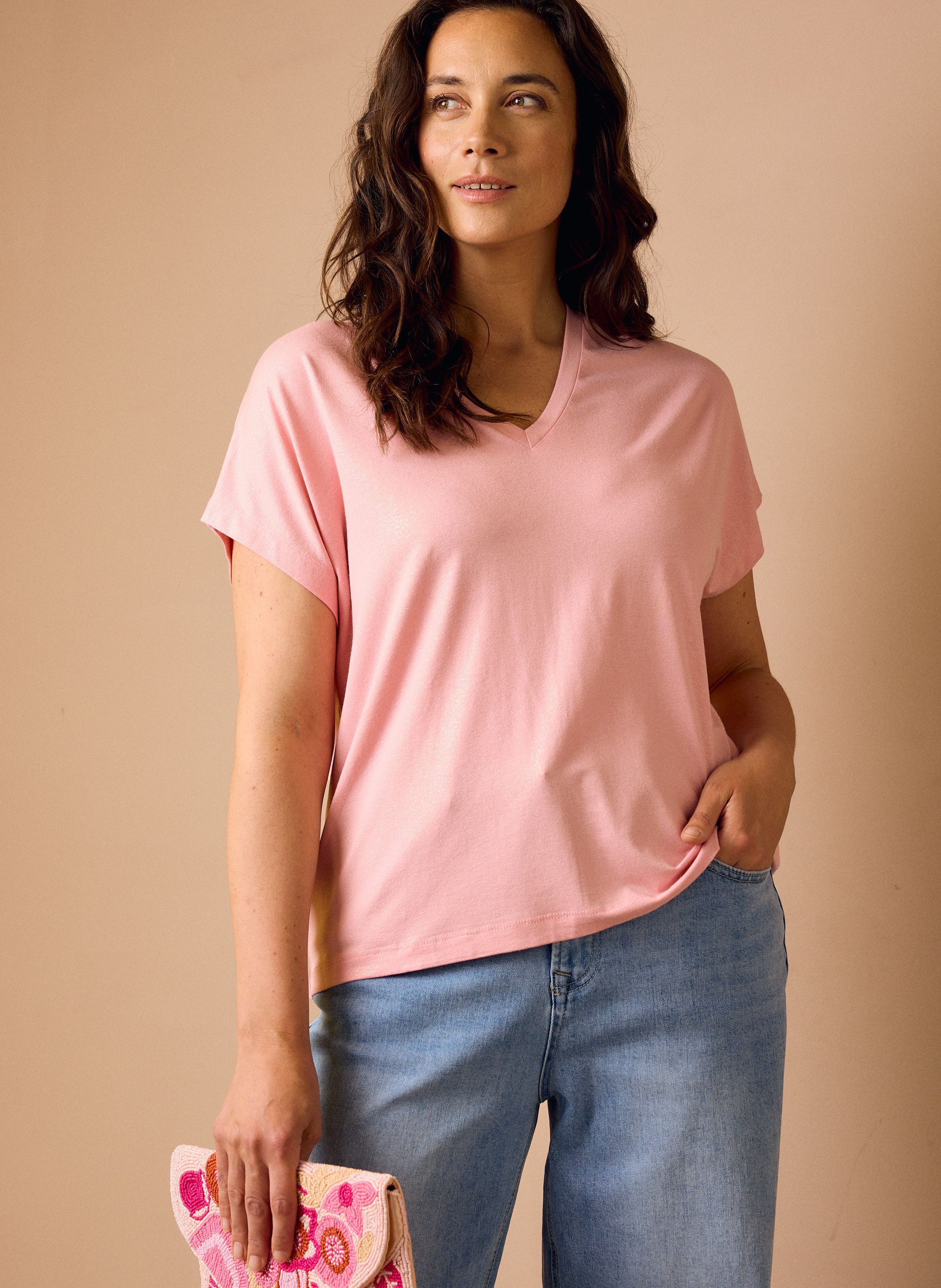 Norah Shirt Villy roze old pink 218986-981
