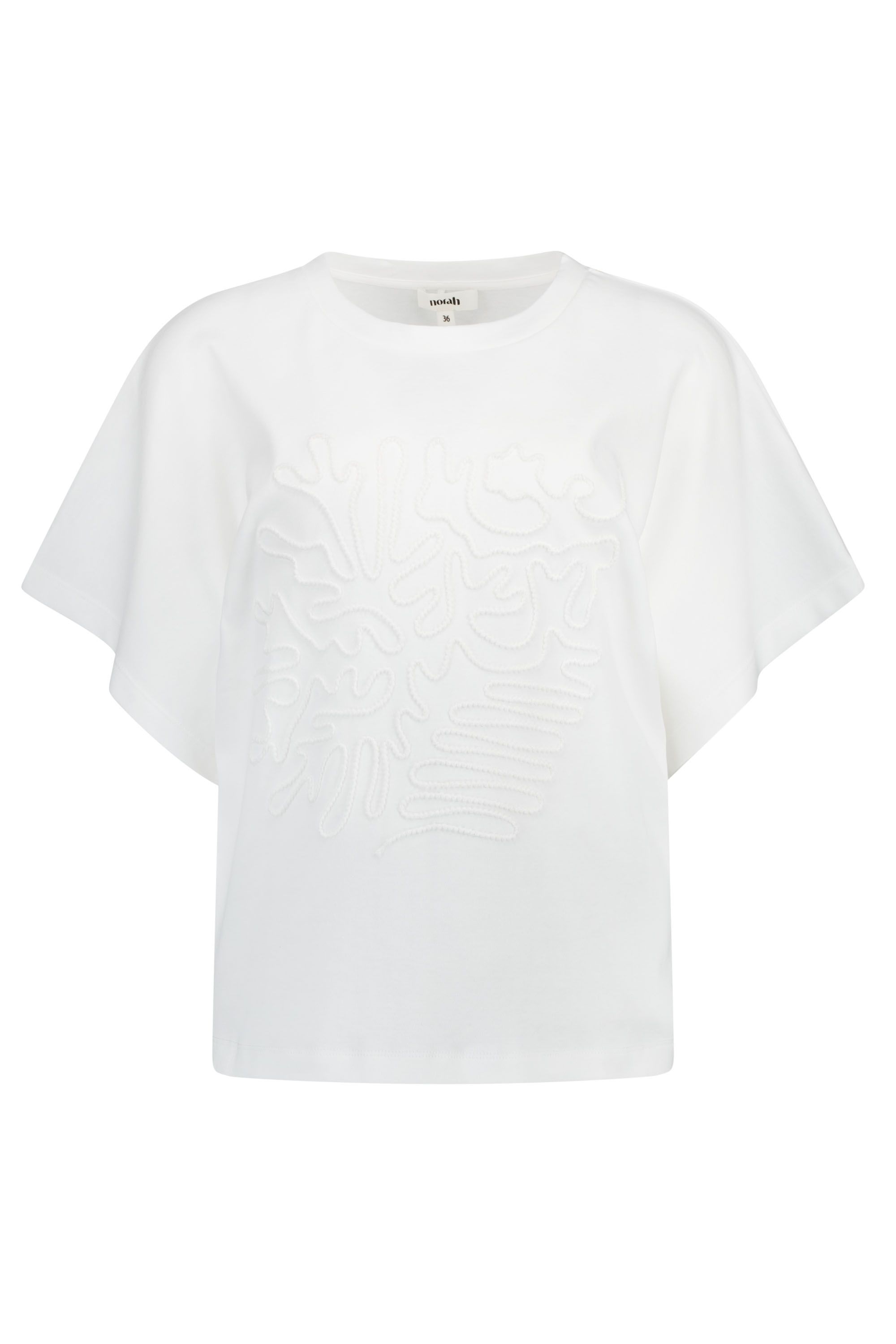Norah Wit shirt met borduursels white 218999-100-34