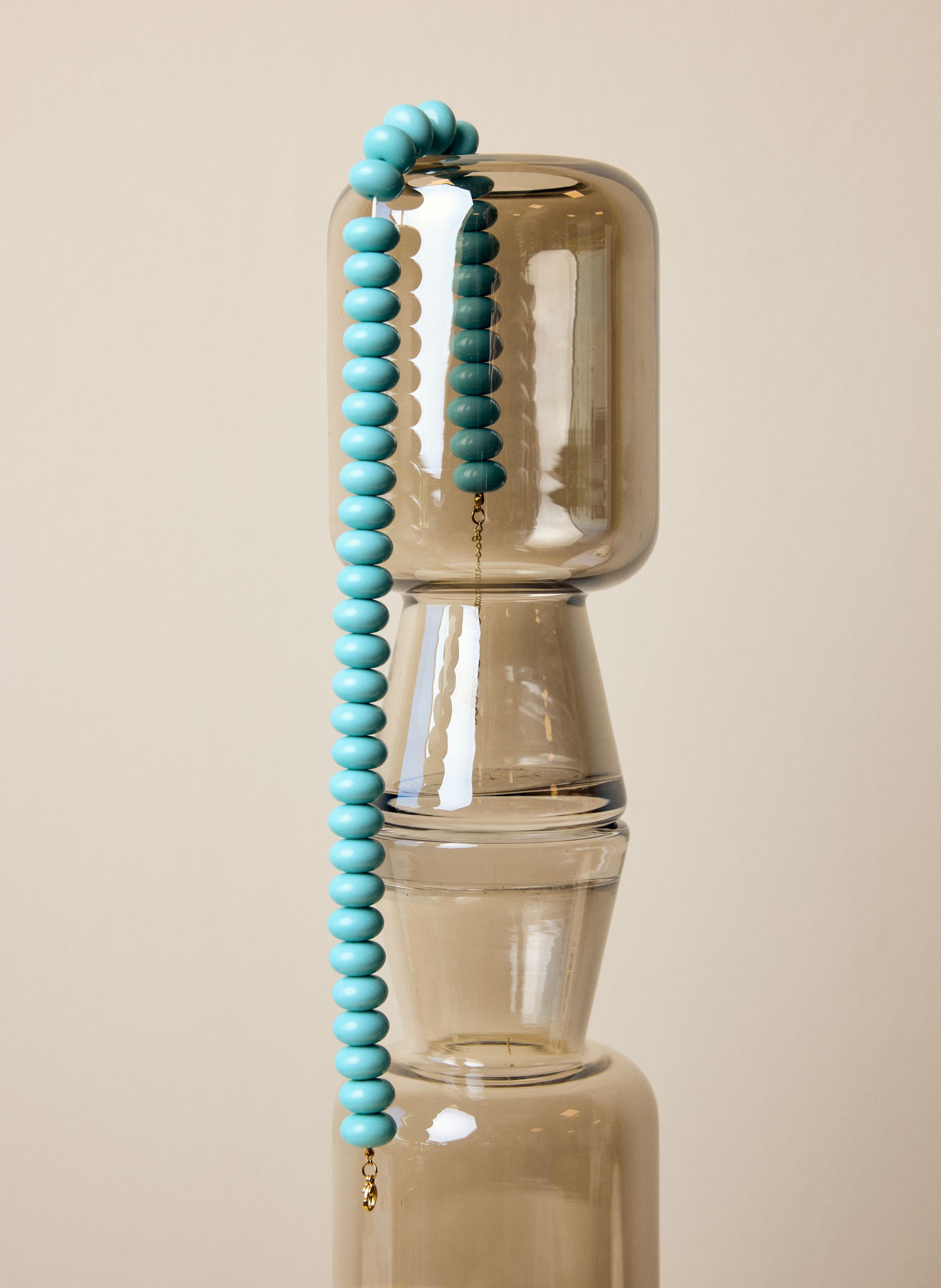 Turquoise kralenketting