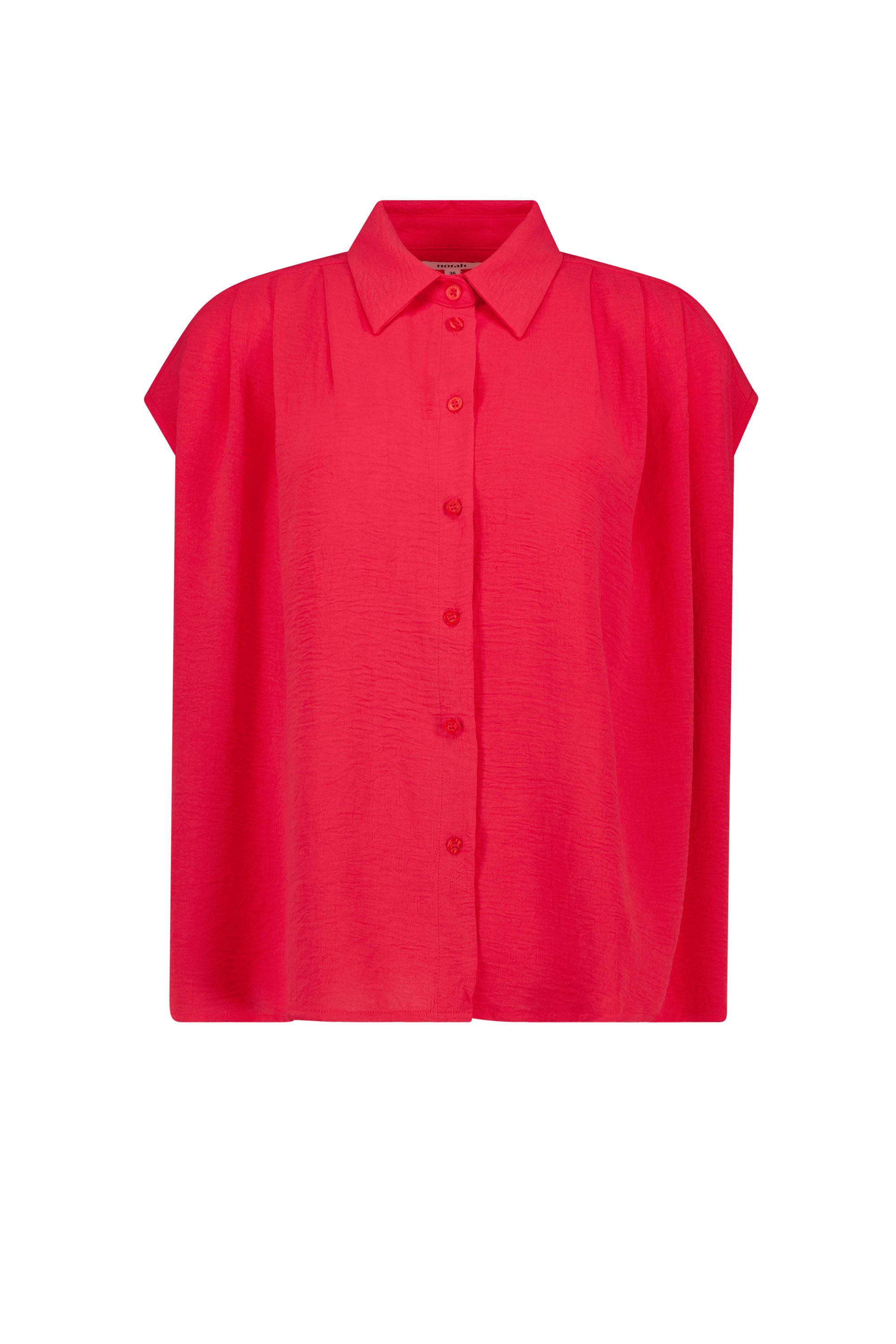 Norah Rode mouwloze blouse azalea 219031-951