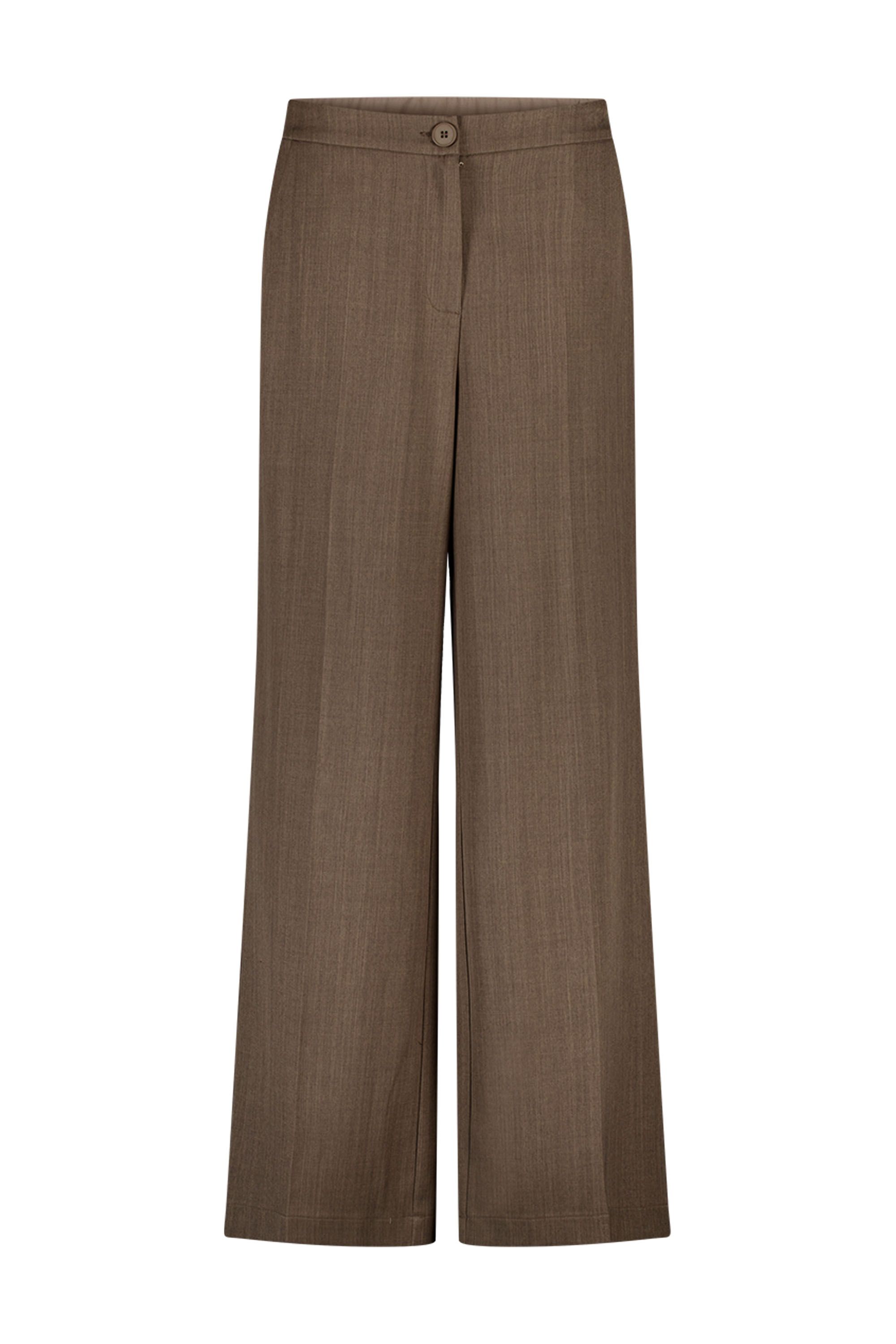 Norah Wide fit broek | Khaki khaki 219033-083
