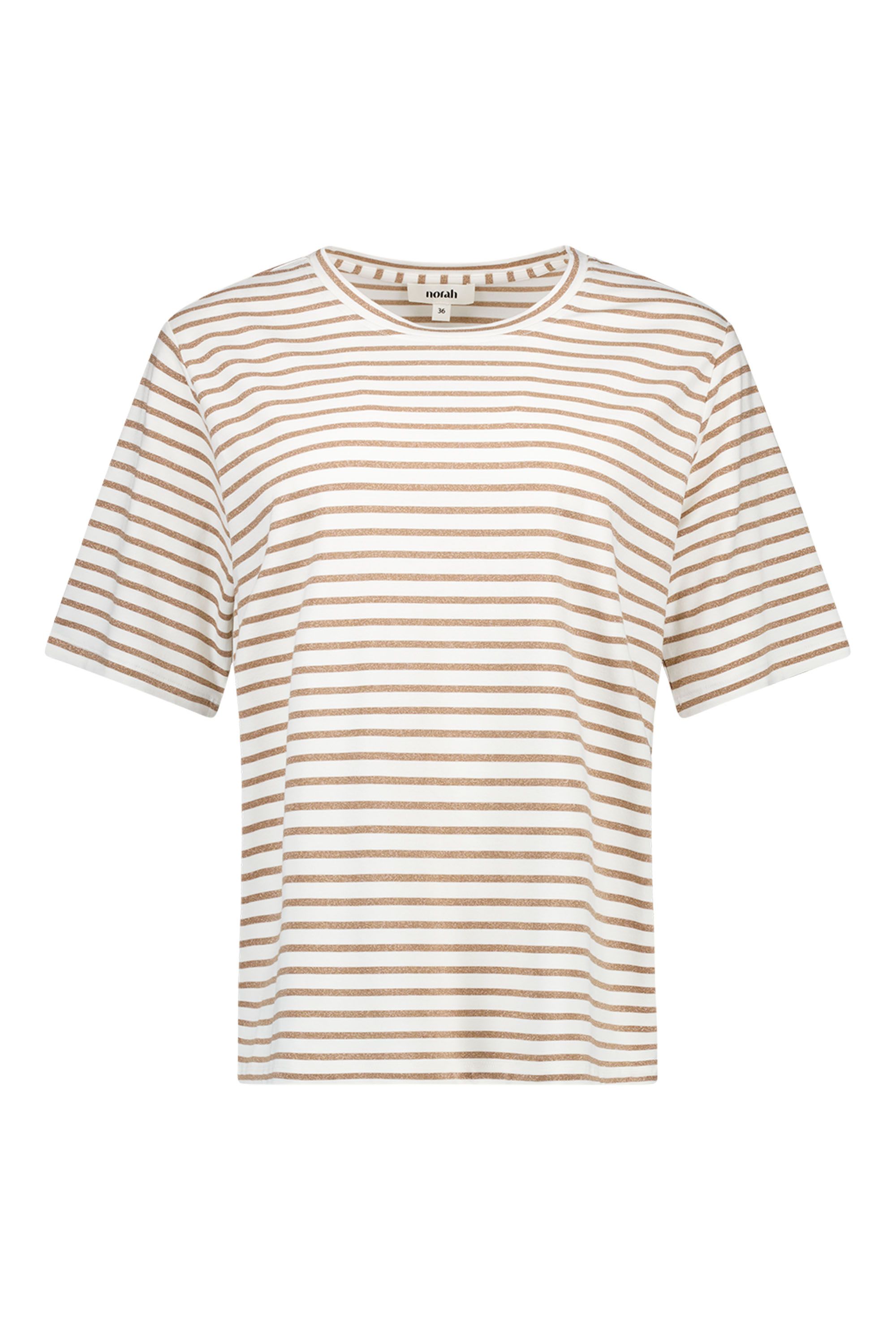 Norah Shirt met goudkleurige strepen gold multicolor 219050-198-34