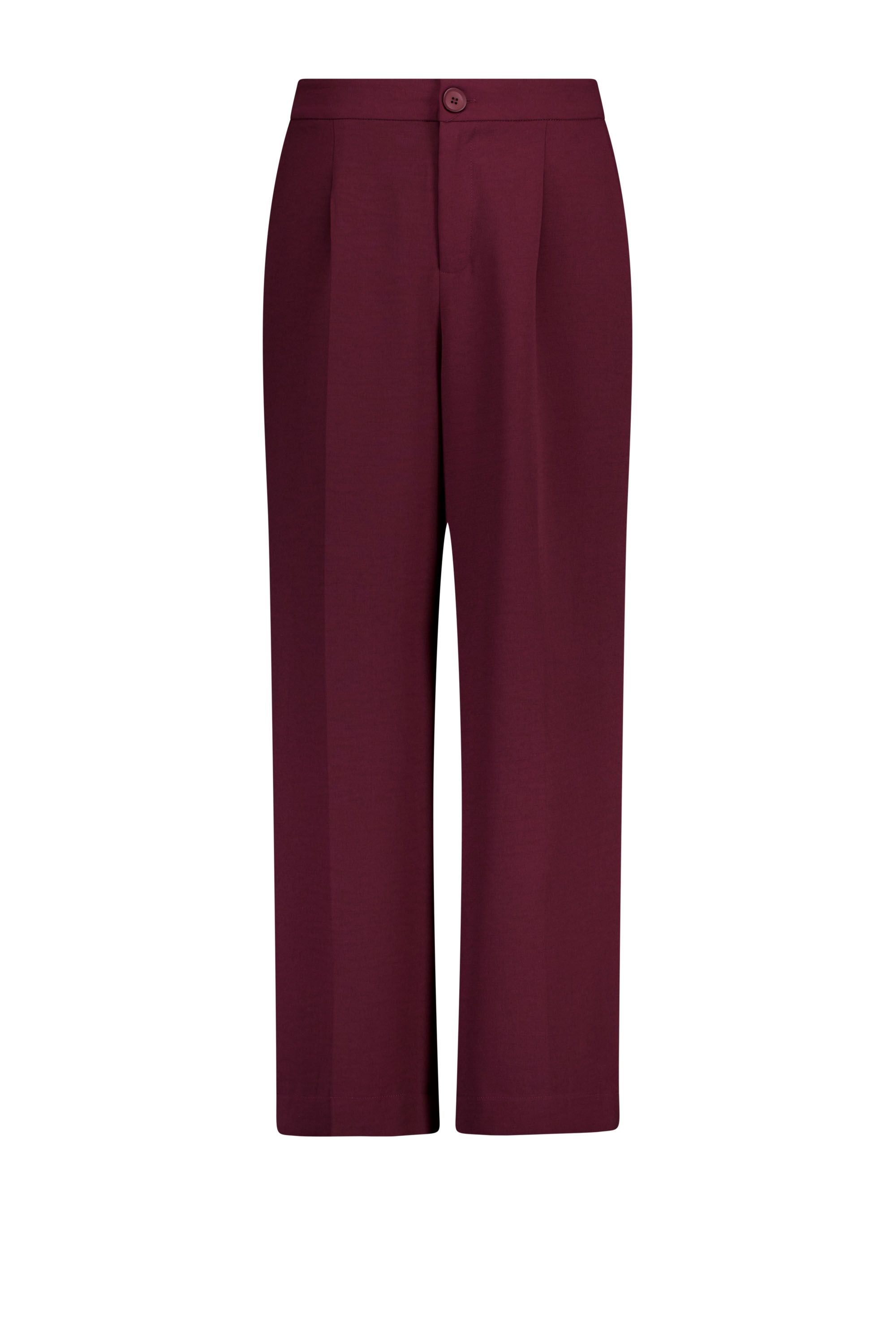 Norah Wide fit broek | Paars mauve 219057-803