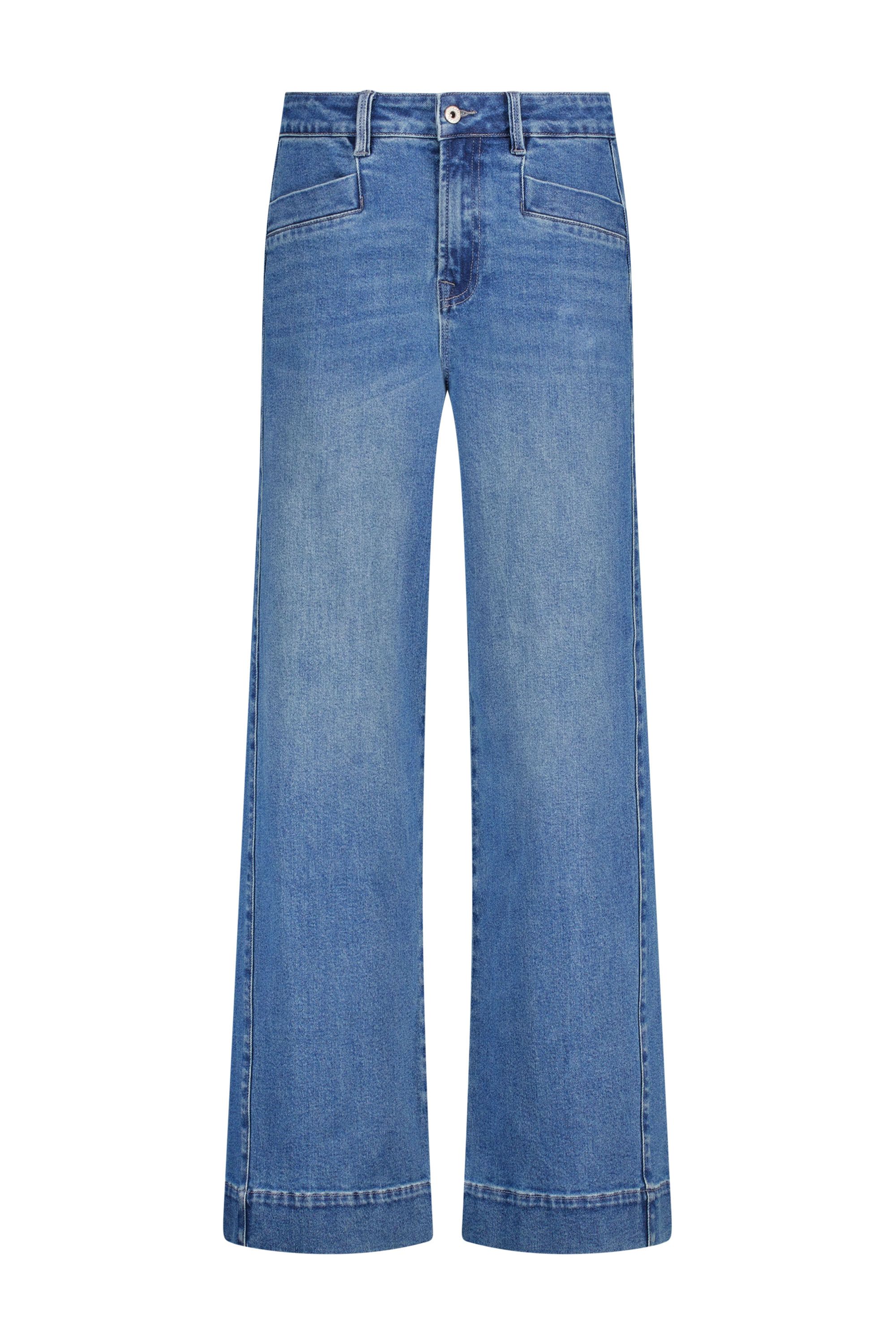 Norah Wystke jeans | Wide | Blauw | L32 vintage denim 219058-485