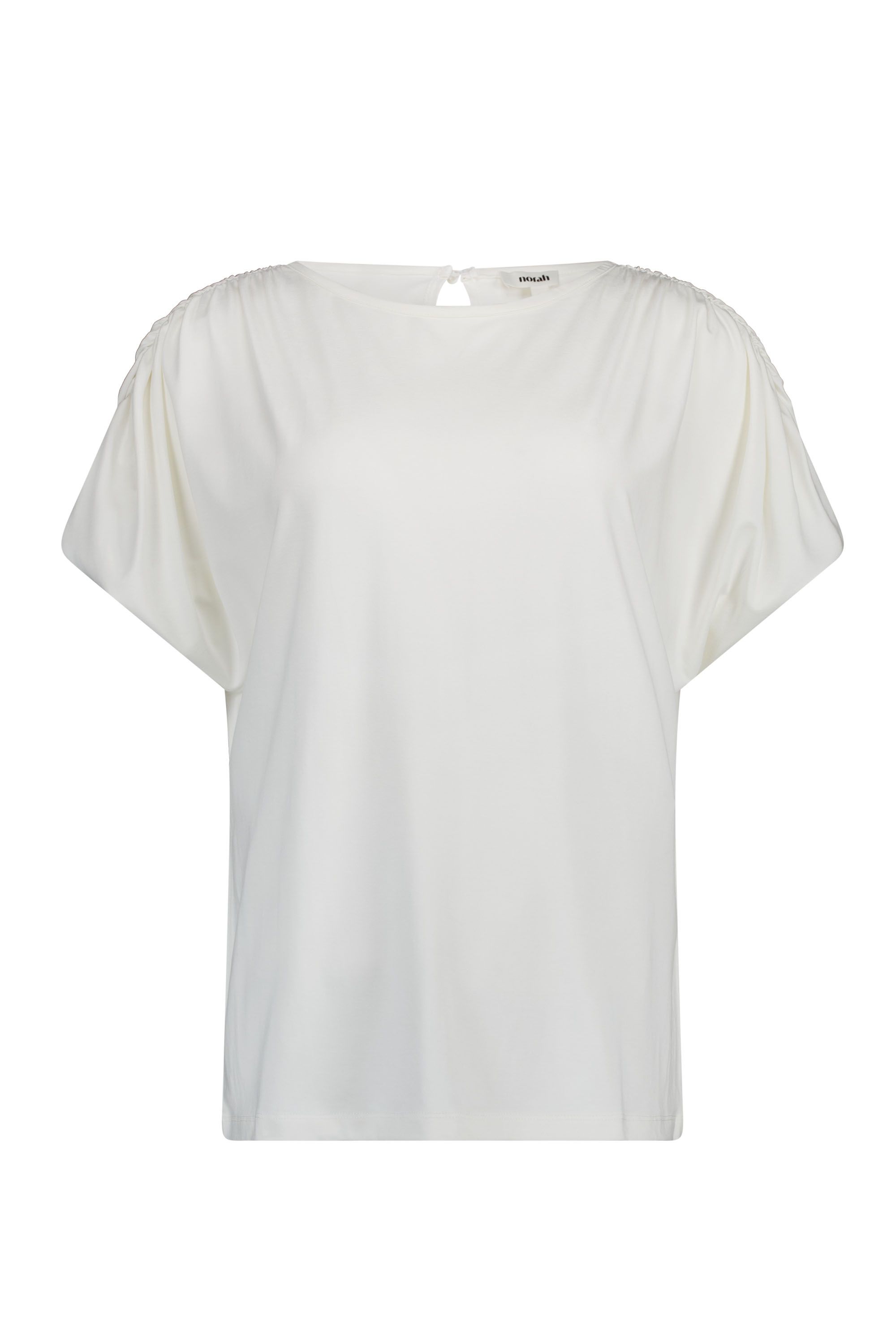 Norah Off-white shirt met geplooide mouwen off-white 219068-101