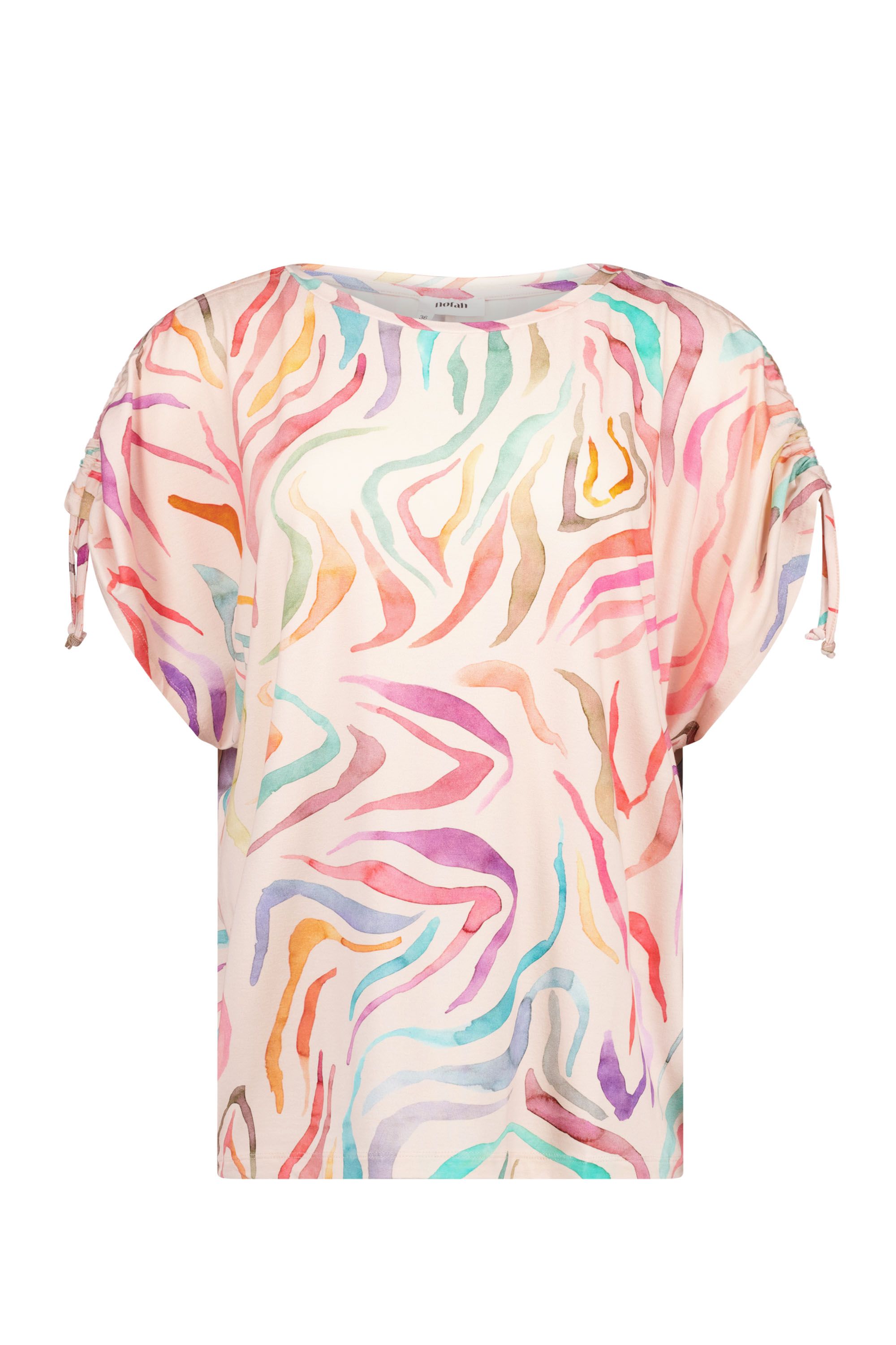 Norah Shirt met kleurrijke grafische print multicolor 219069-002-34