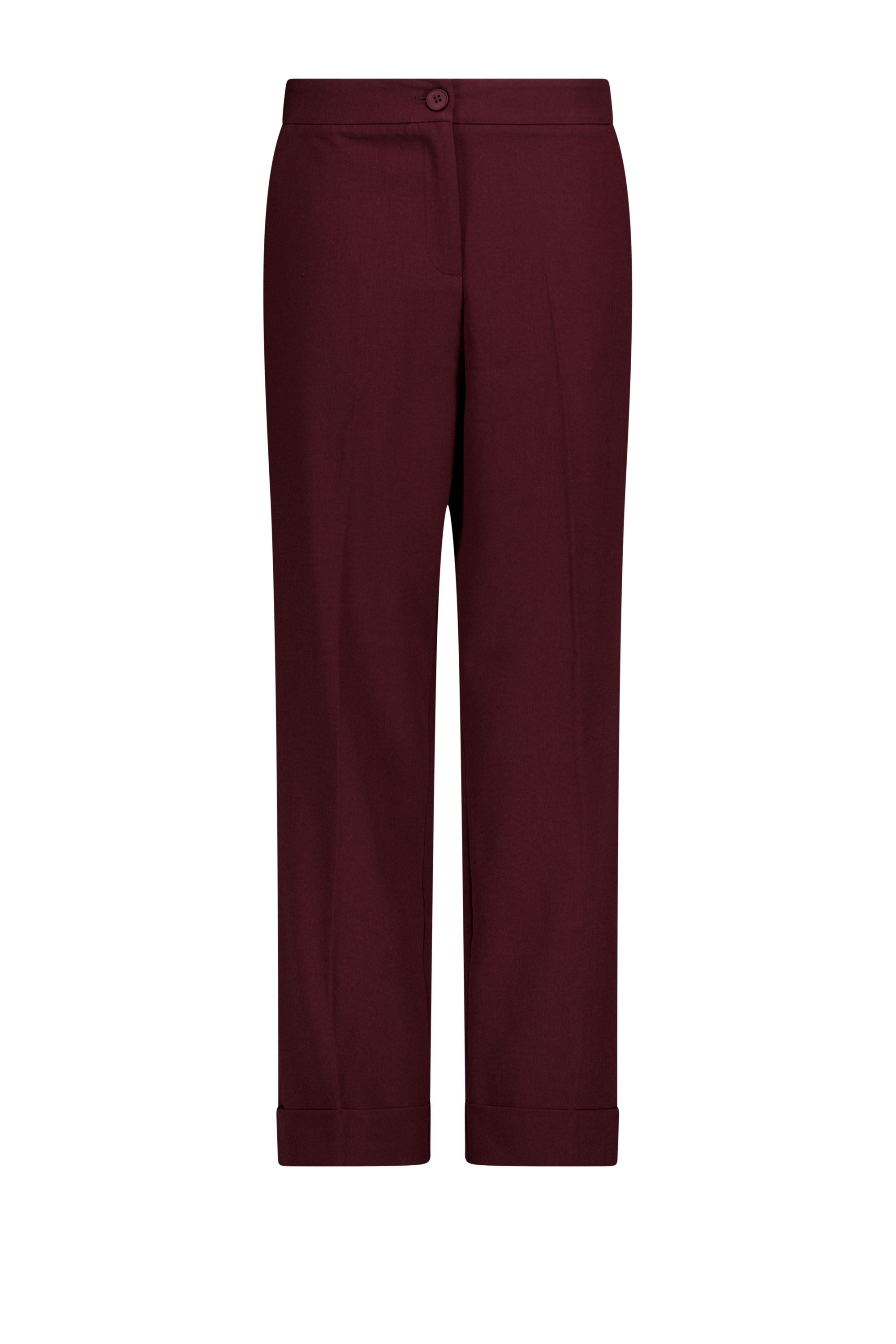 Norah Straight fit broek | Bordeaux bordeaux 219072-696