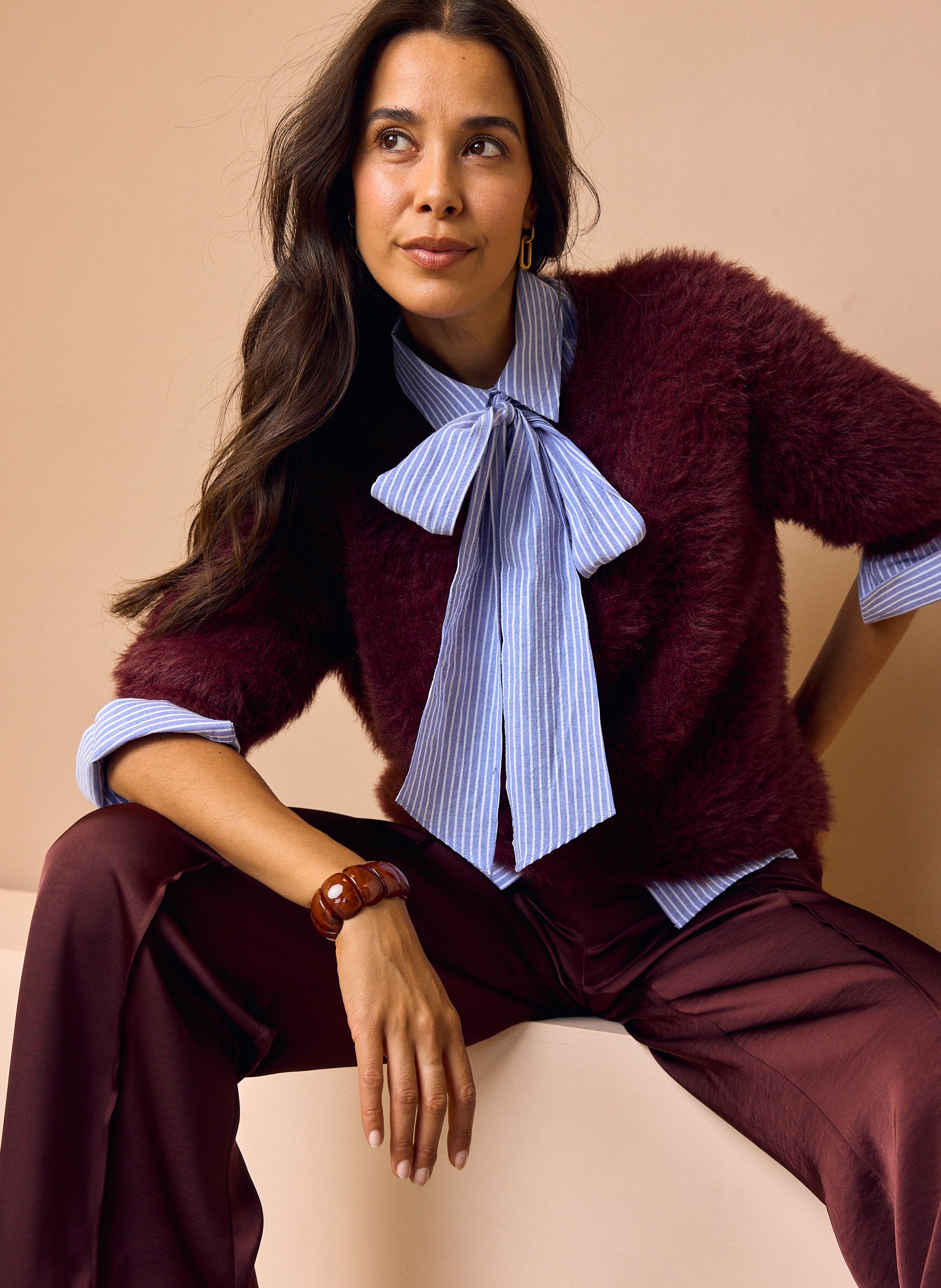 Norah Fleur trui bordeaux bordeaux 219085-696
