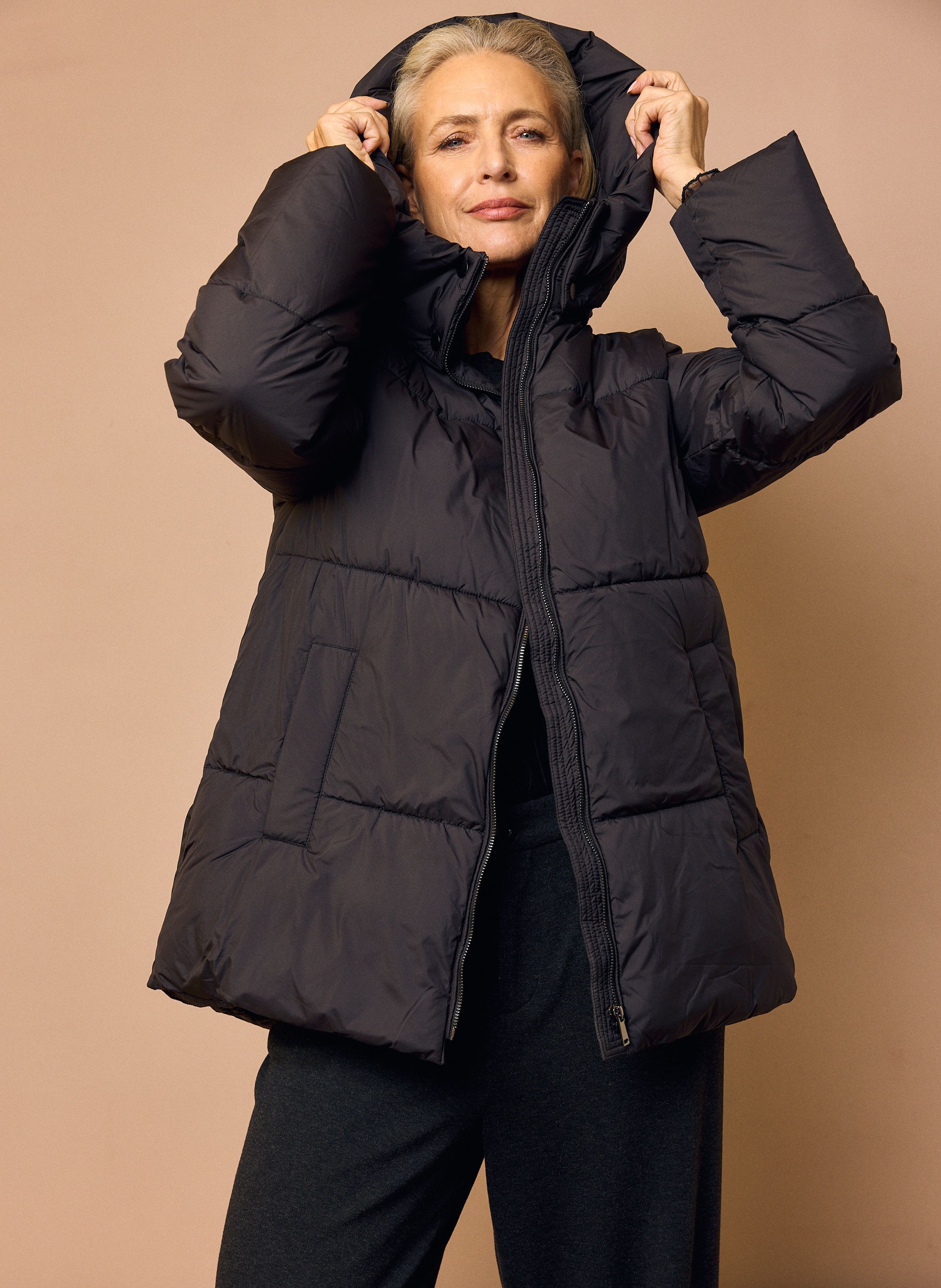 Norah Zwarte pufferjas black 219089-001-34