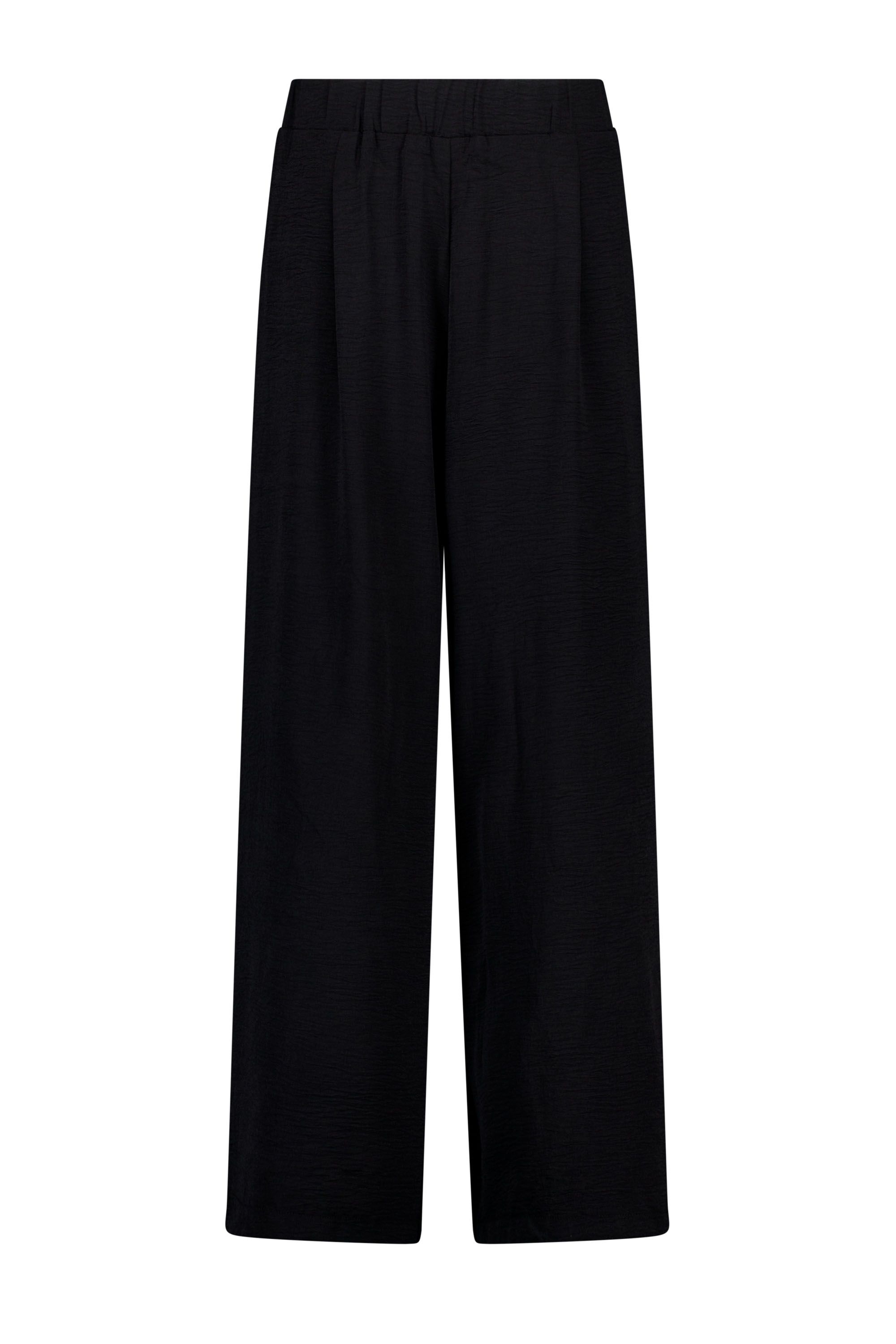 Norah Wide fit broek | Zwart black 219092-001