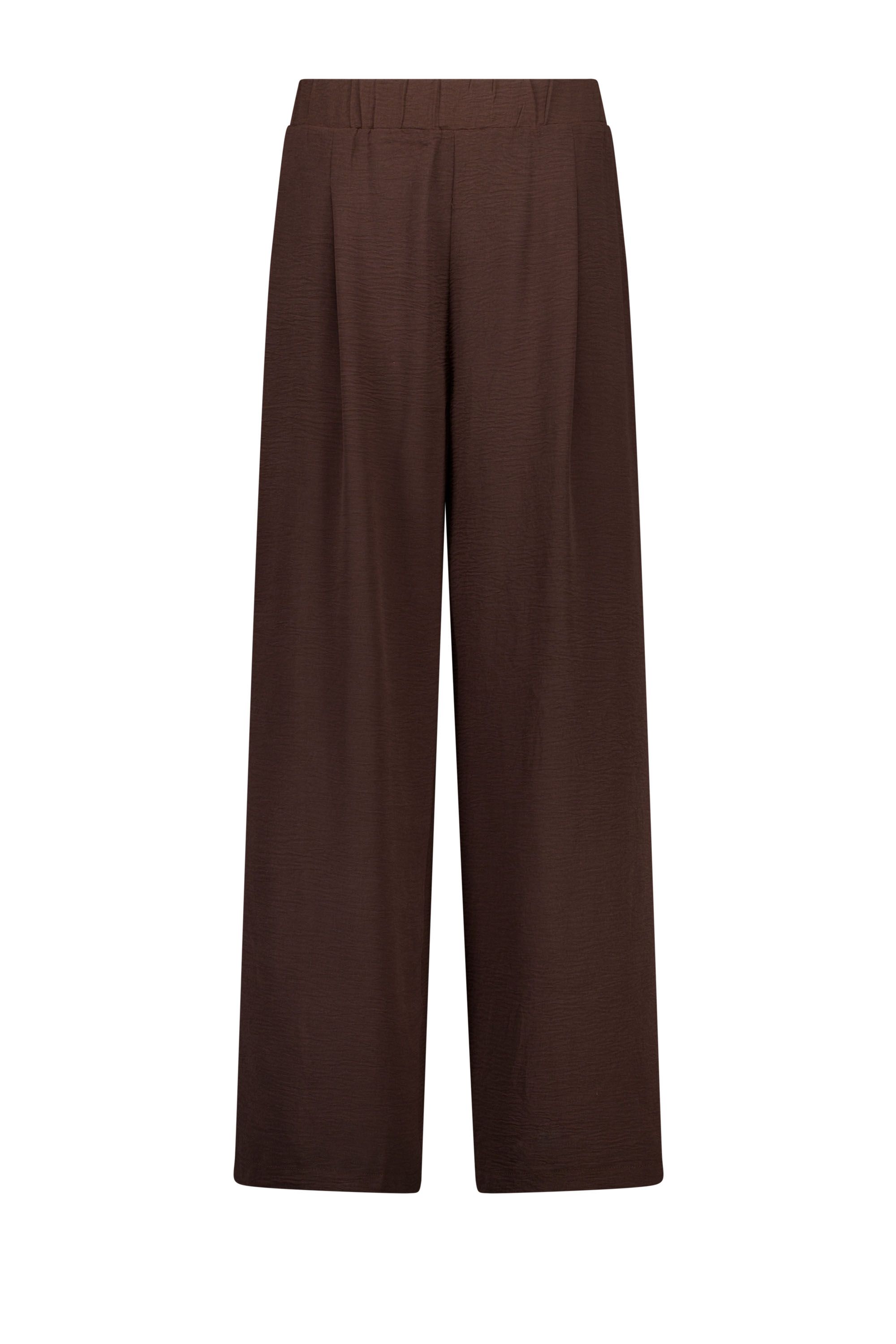 Norah Wide fit broek | Bruin brown 219092-200