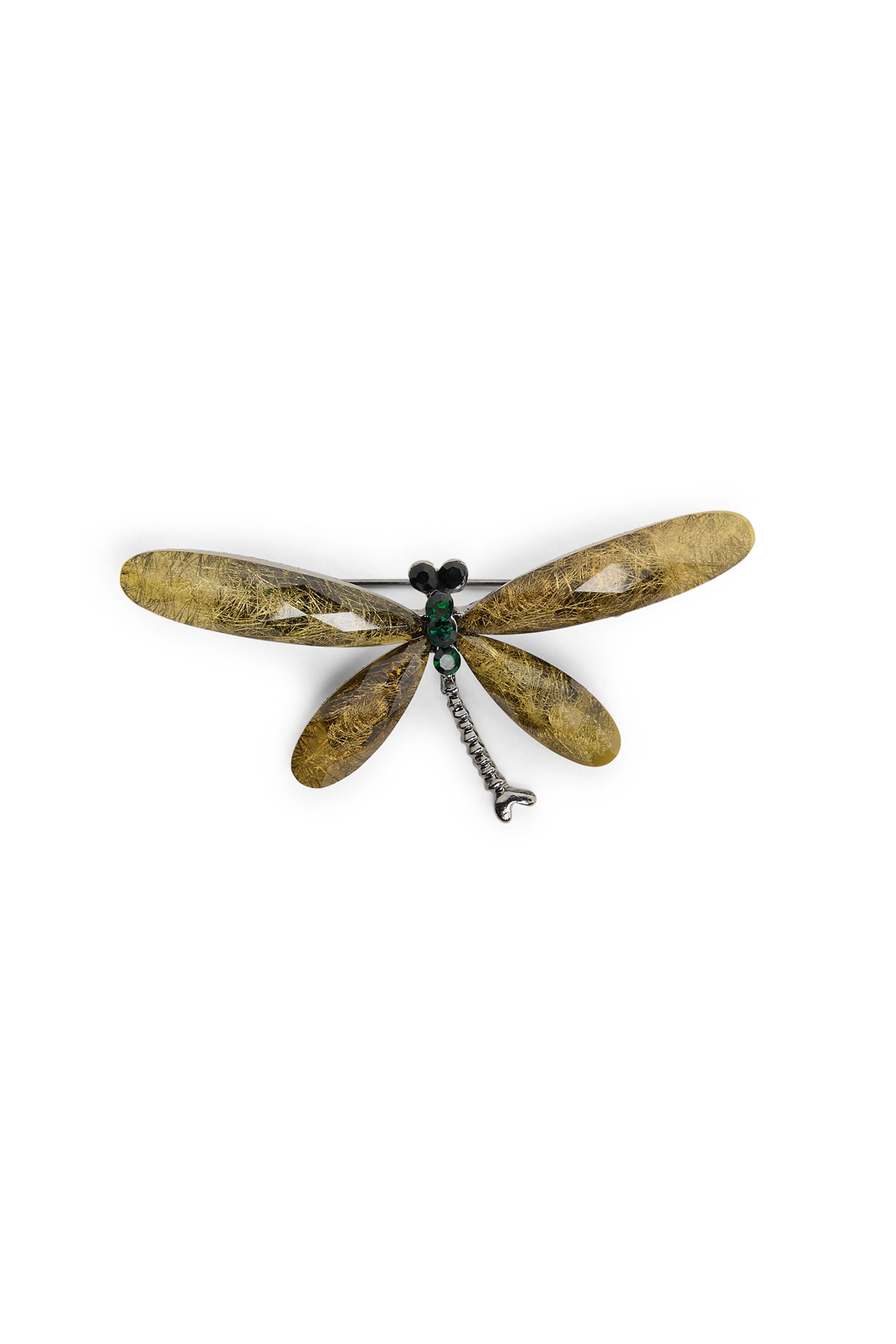Norah Broche groene libelle olive green 219105-594
