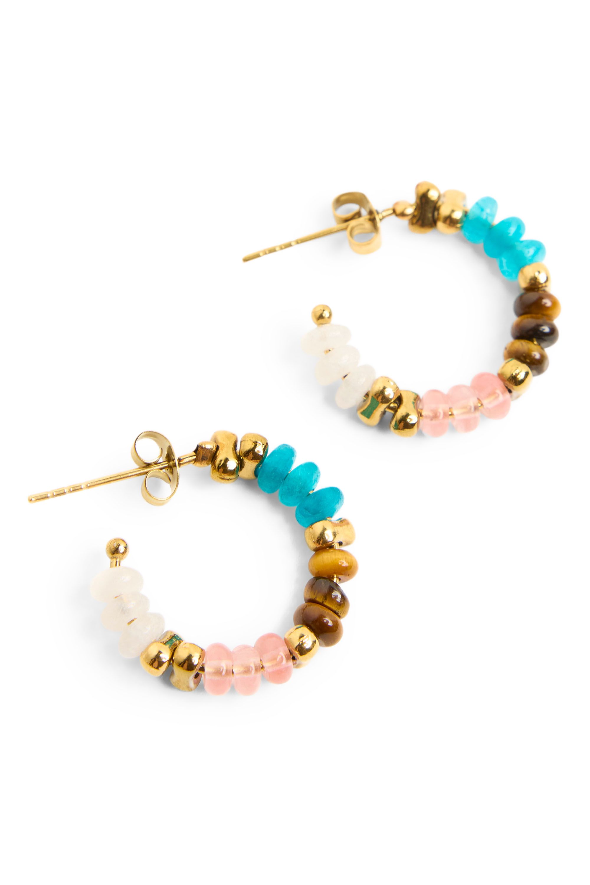 Norah Goudkleurige oorbellen Fiesta gold multicolor 219115-198