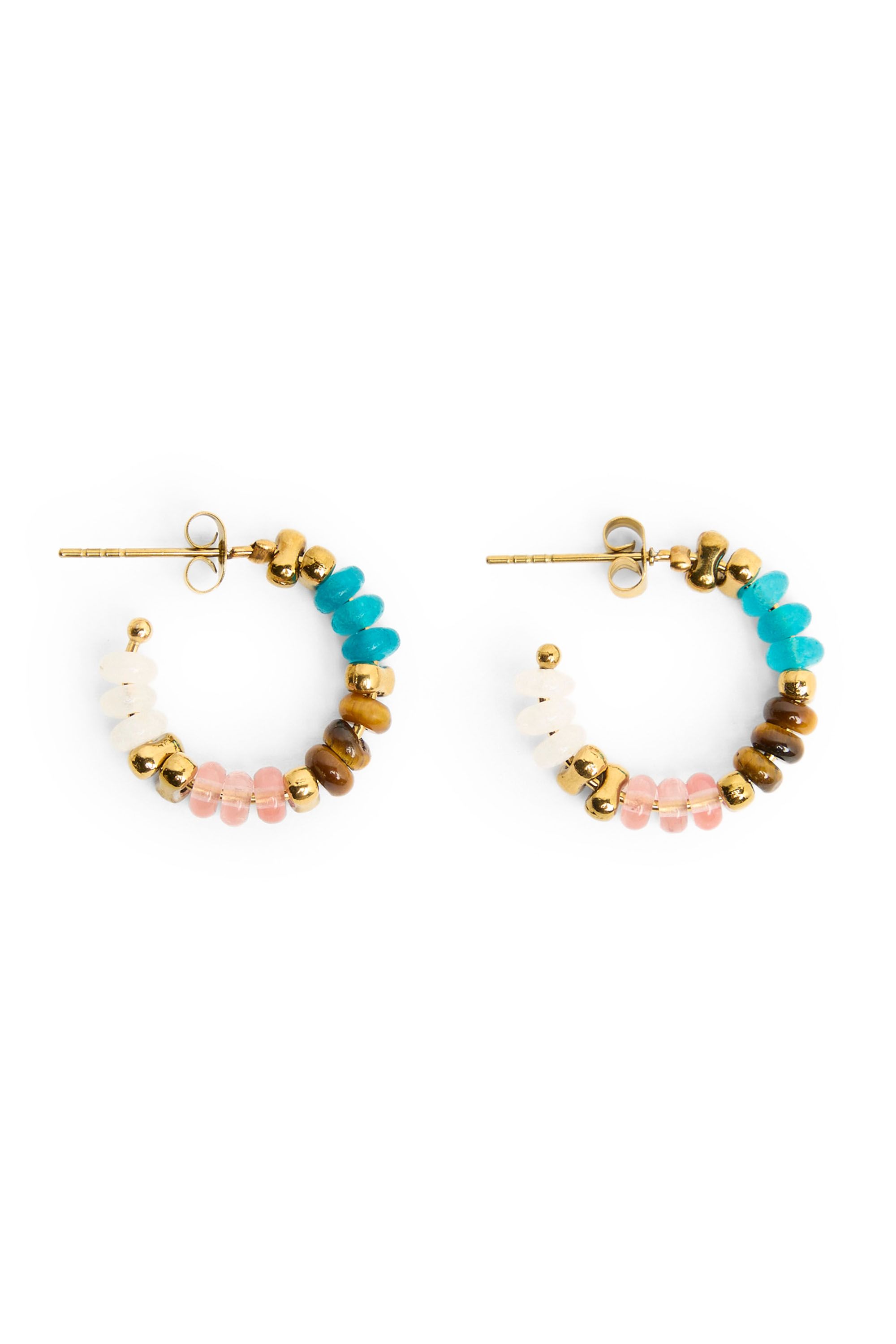 Norah Goudkleurige oorbellen Fiesta gold multicolor 219115-198