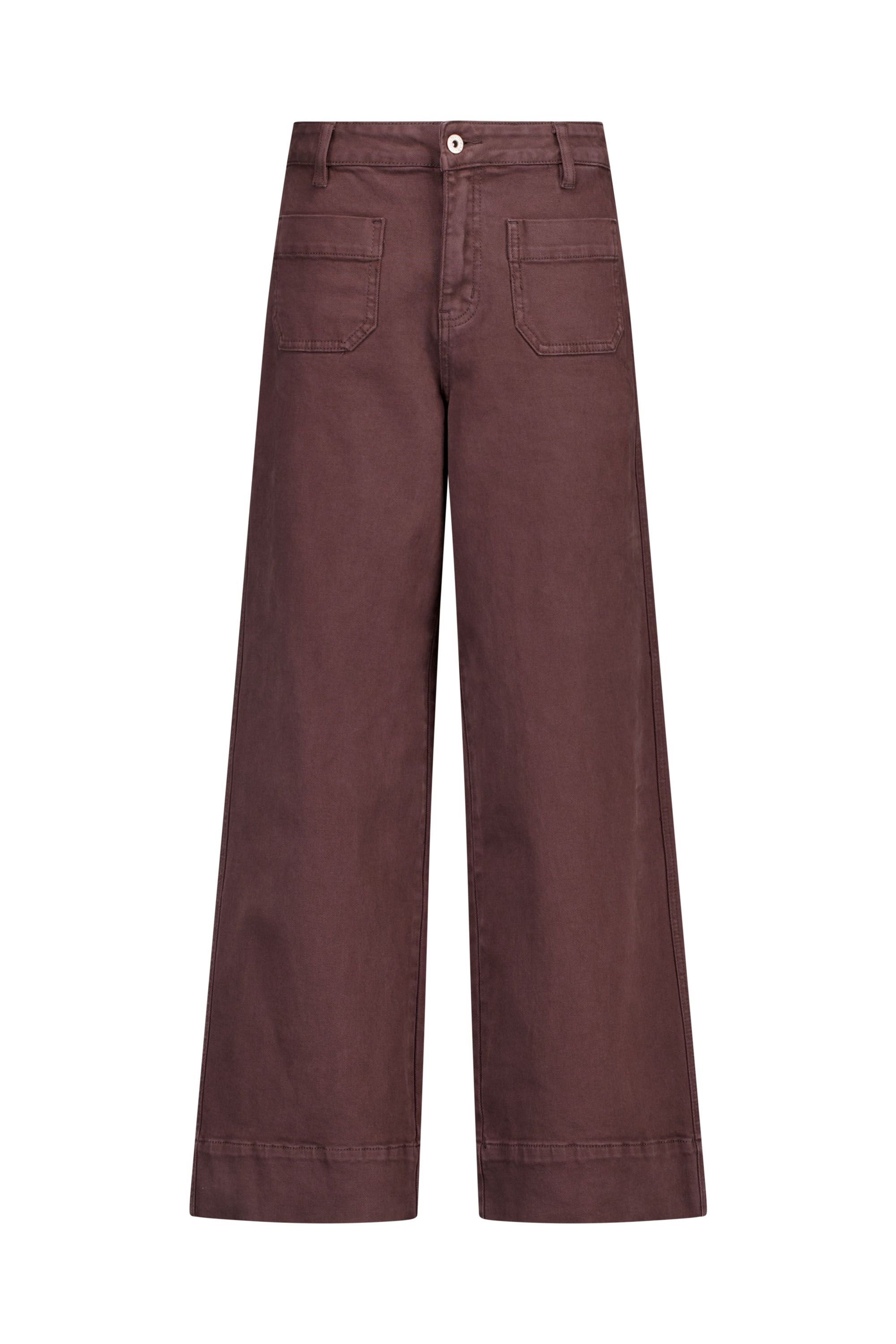 Norah Pien jeans | Wide | Bruin | L28 dark brown 219118-299-44