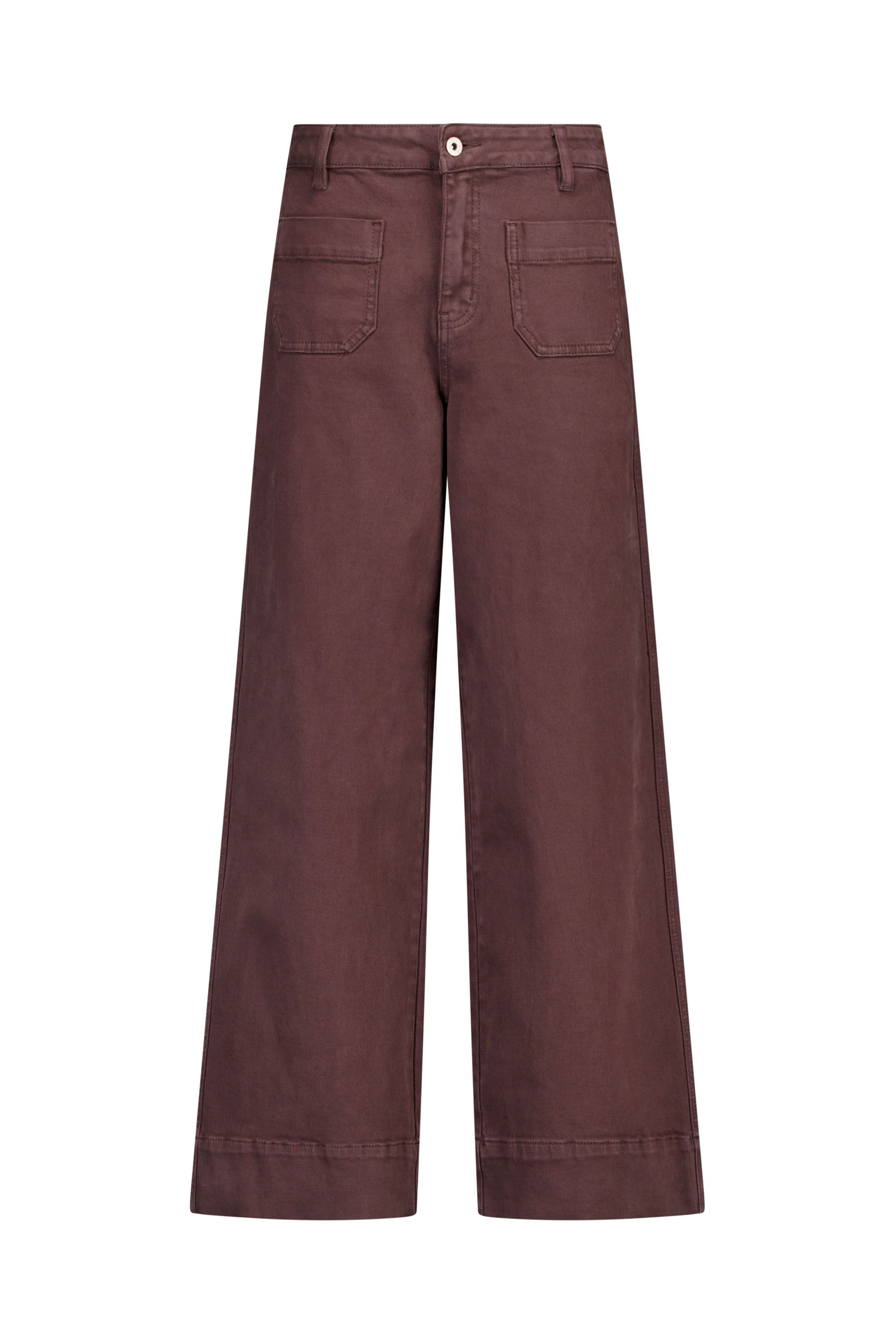Norah Pien jeans | Wide | Bruin | L30 dark brown 219119-299-34