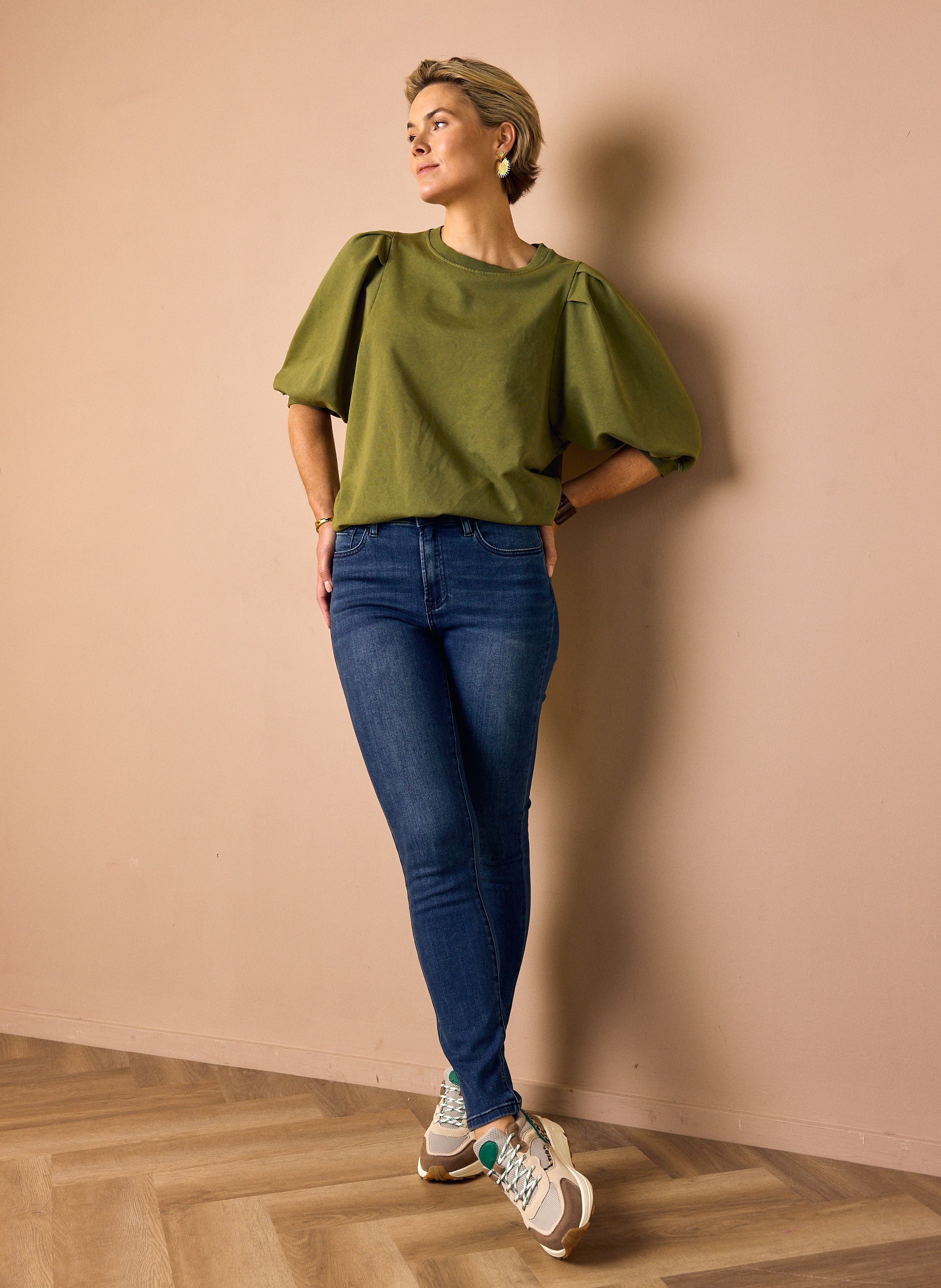 Norah Sara jeans | Slim | Blauw | L30  mid denim 219130-479-34