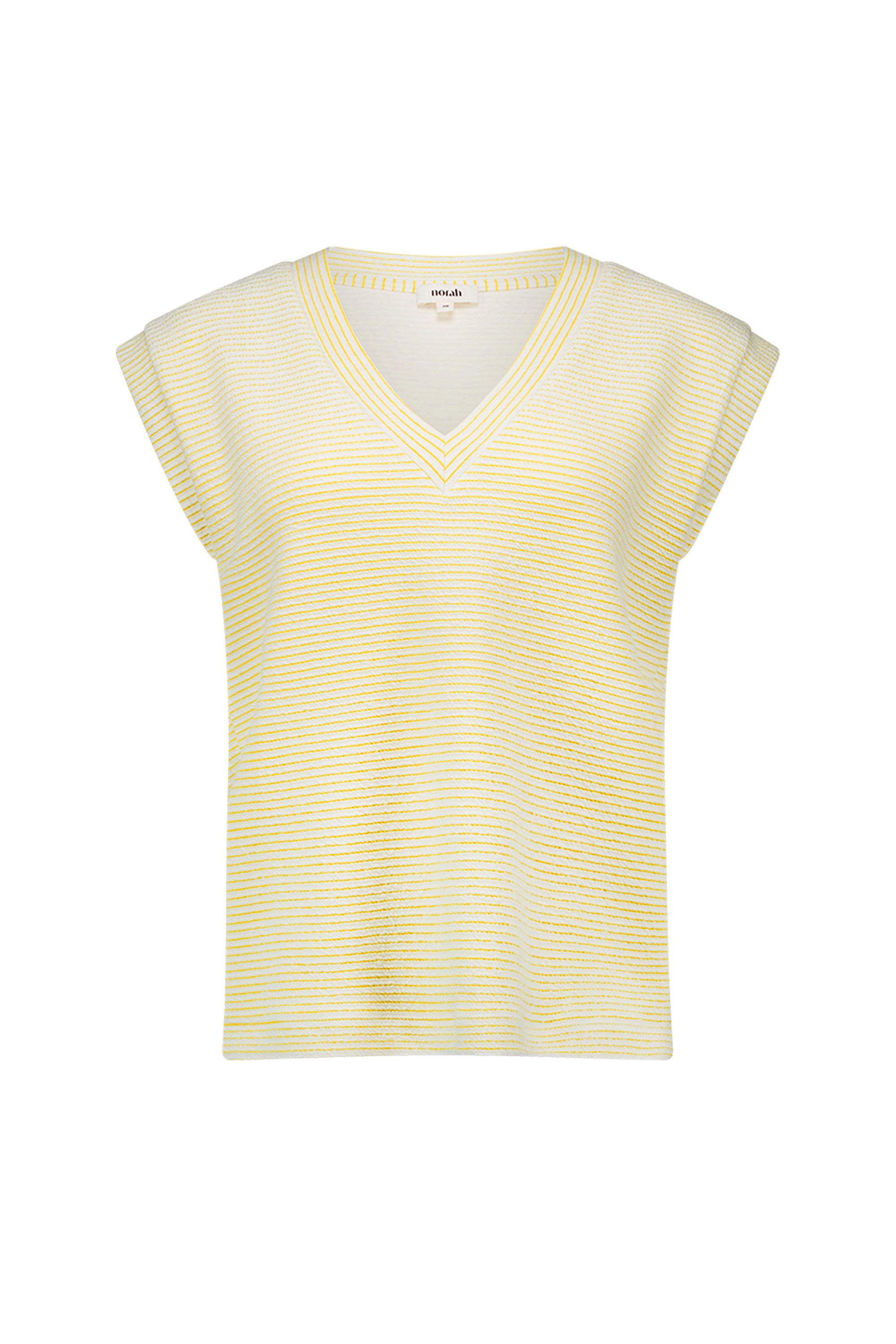 Norah Groen/wit gestreept shirt lime 219152-506-44