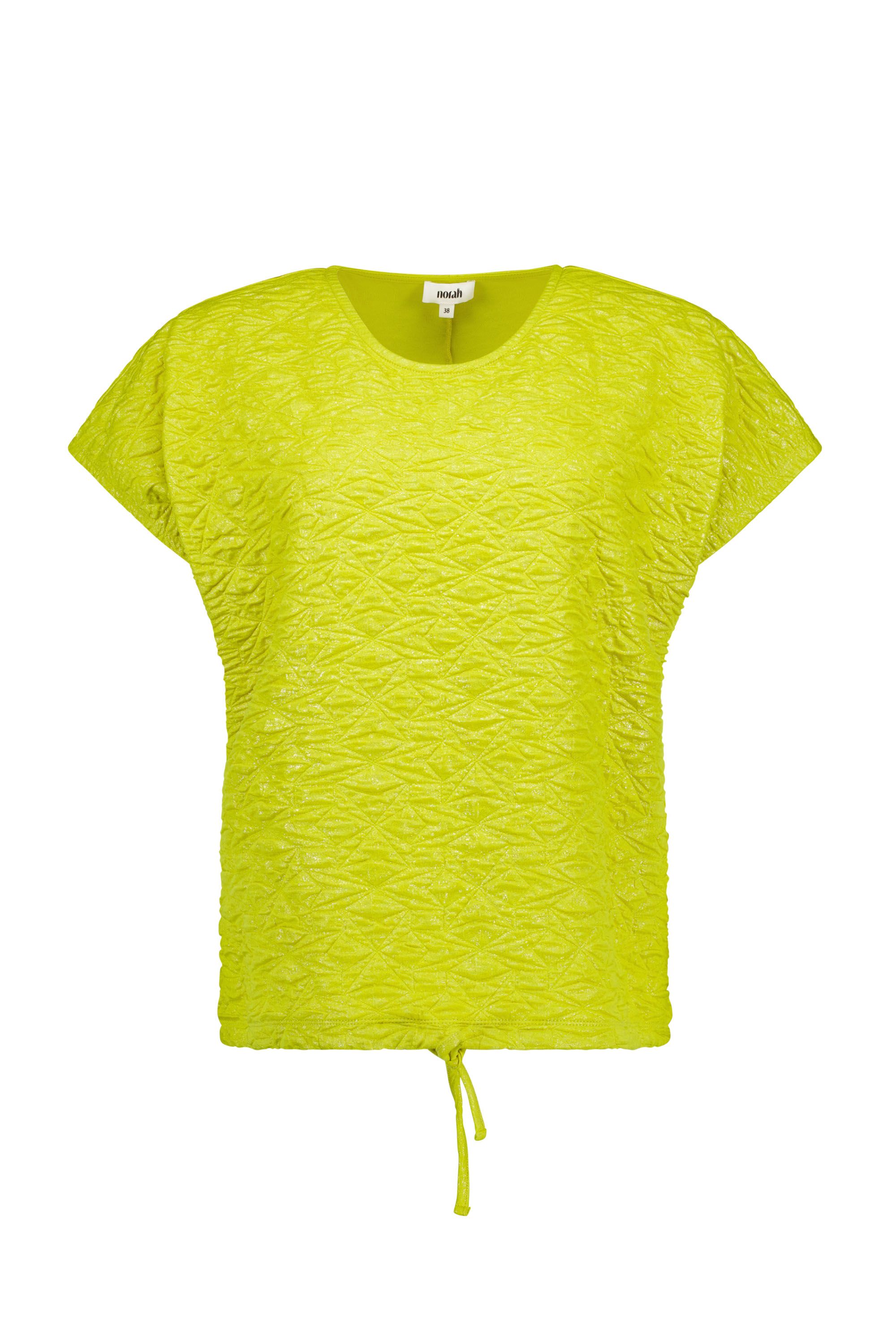 Norah Geel/groen shirt met glans lime 219154-506