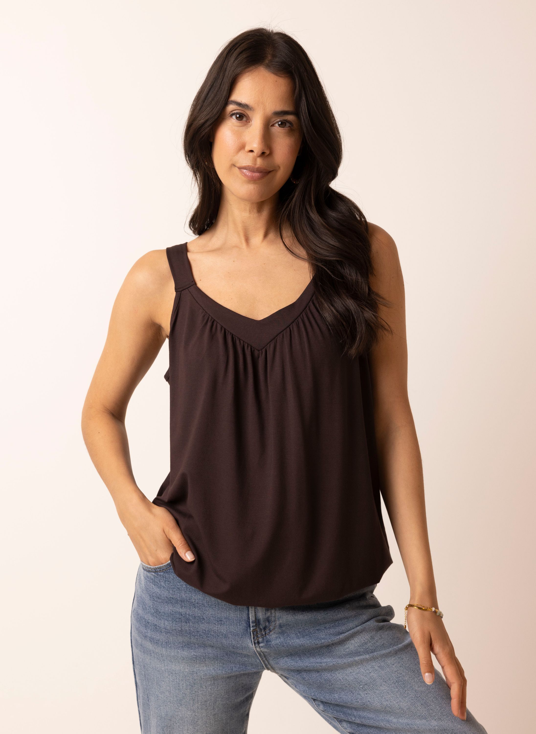 Norah Mara top bruin brown 219162-200-48