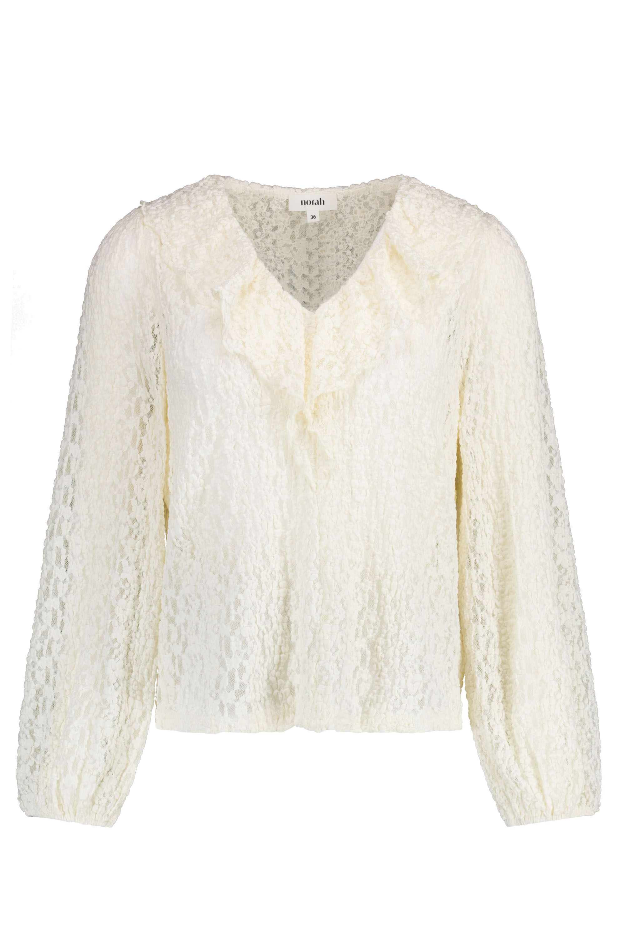Norah Off-white kanten blouse off-white 219183-101